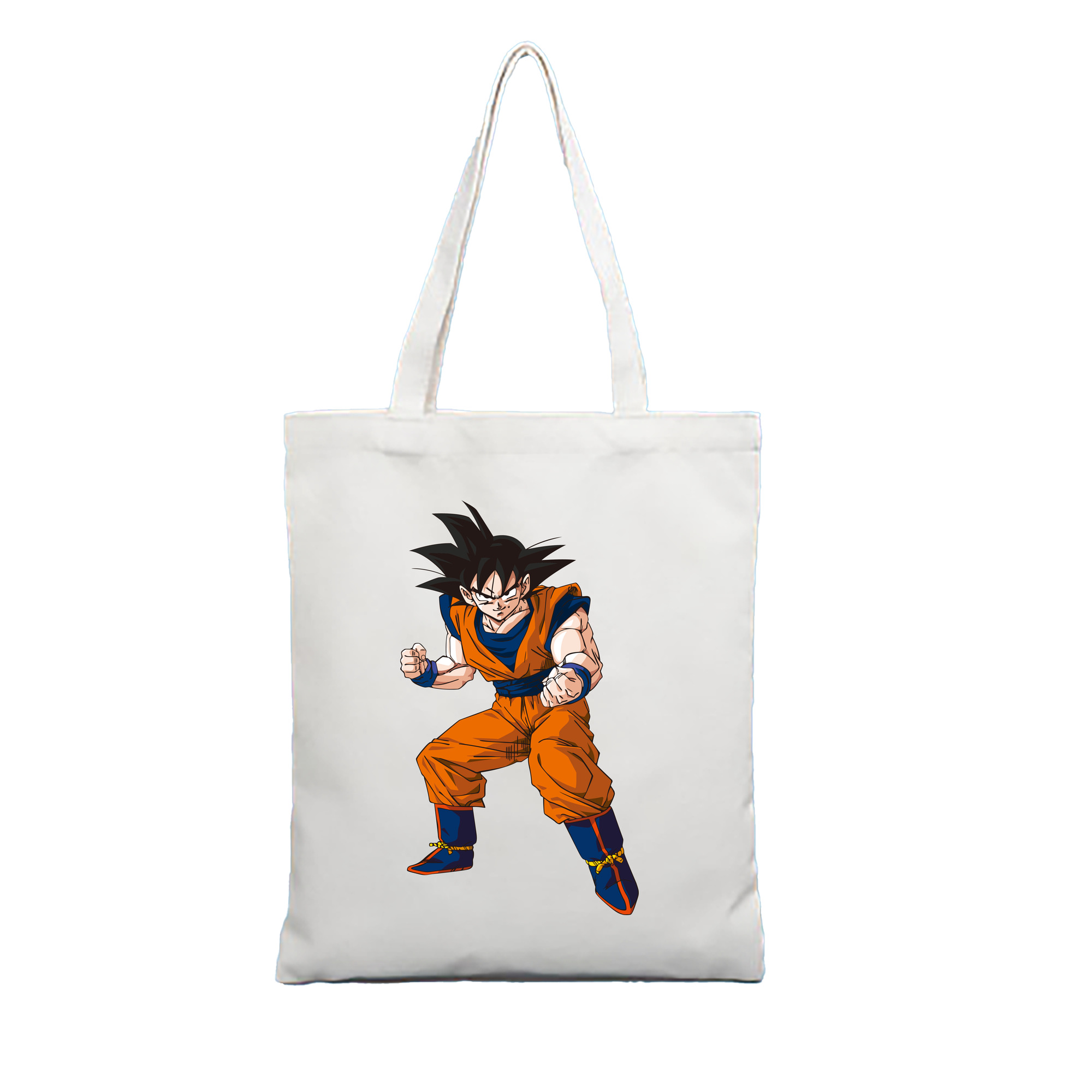 （画像用） ドラゴンボール 孫悟空（そん ごくう）Son Goku カカロット DRAGON BALL Kakarotto 縦型キャンバス生地手提げバッグ　トートバッグ