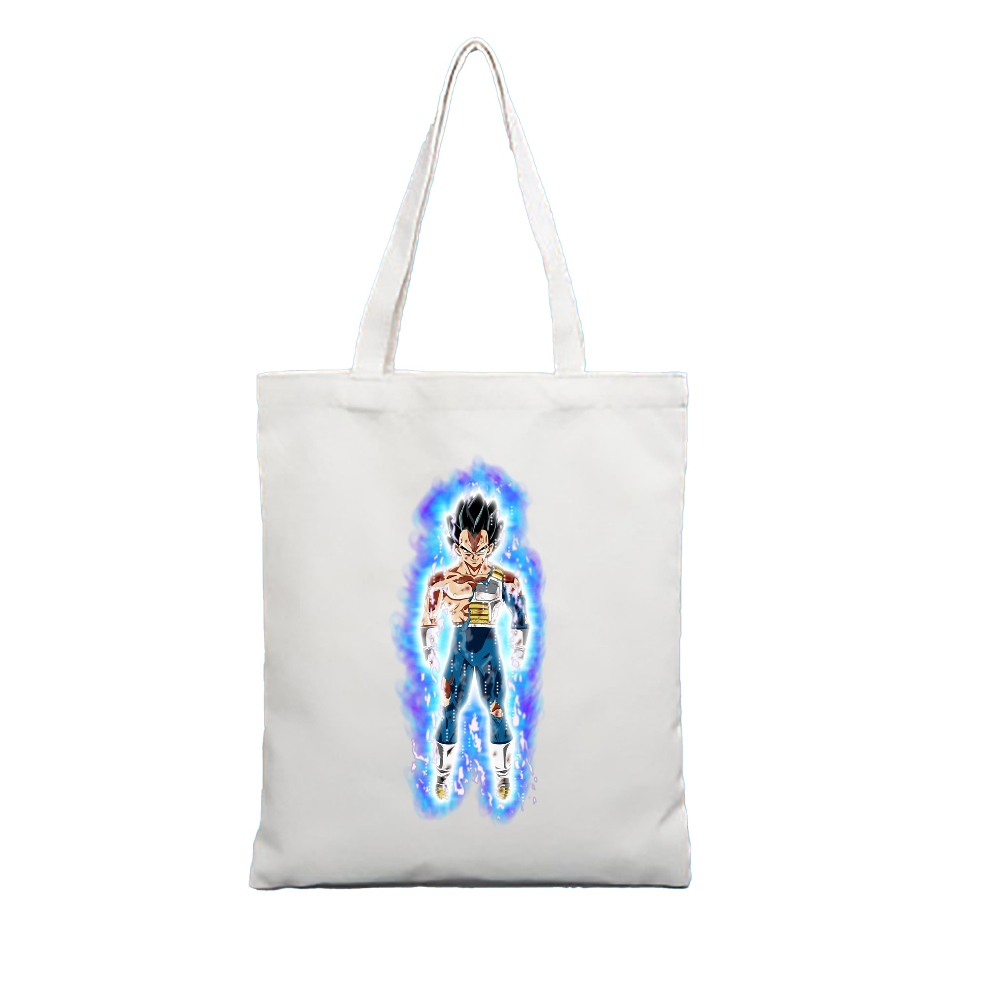 （画像用） ドラゴンボール ベジータ四世（Bejīta Yonsei）DRAGON BALL Vegeta IV 縦型キャンバス生地手提げバッグ　トートバッグ