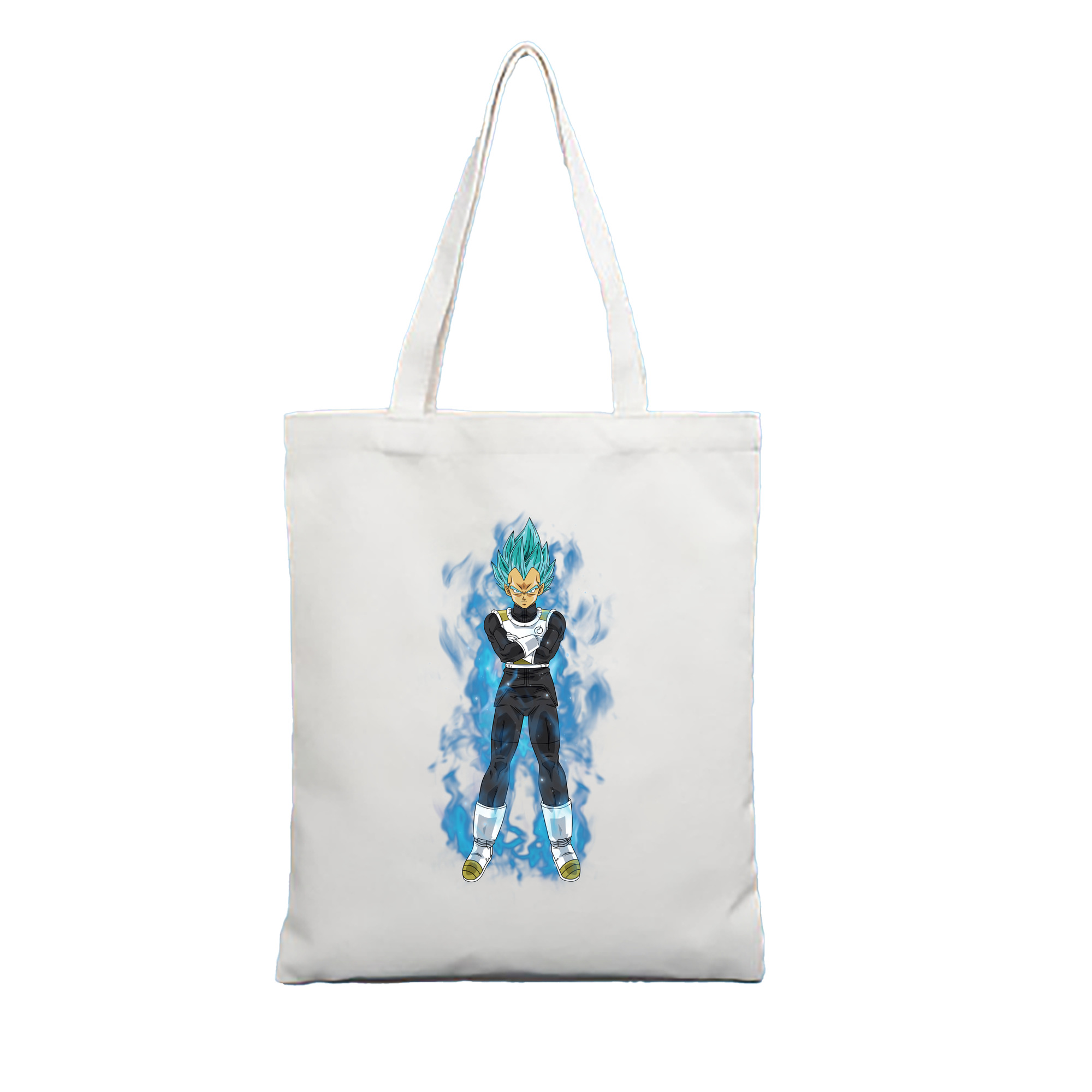 （画像用） ドラゴンボール ベジータ四世（Bejīta Yonsei）DRAGON BALL Vegeta IV 縦型キャンバス生地手提げバッグ　トートバッグ