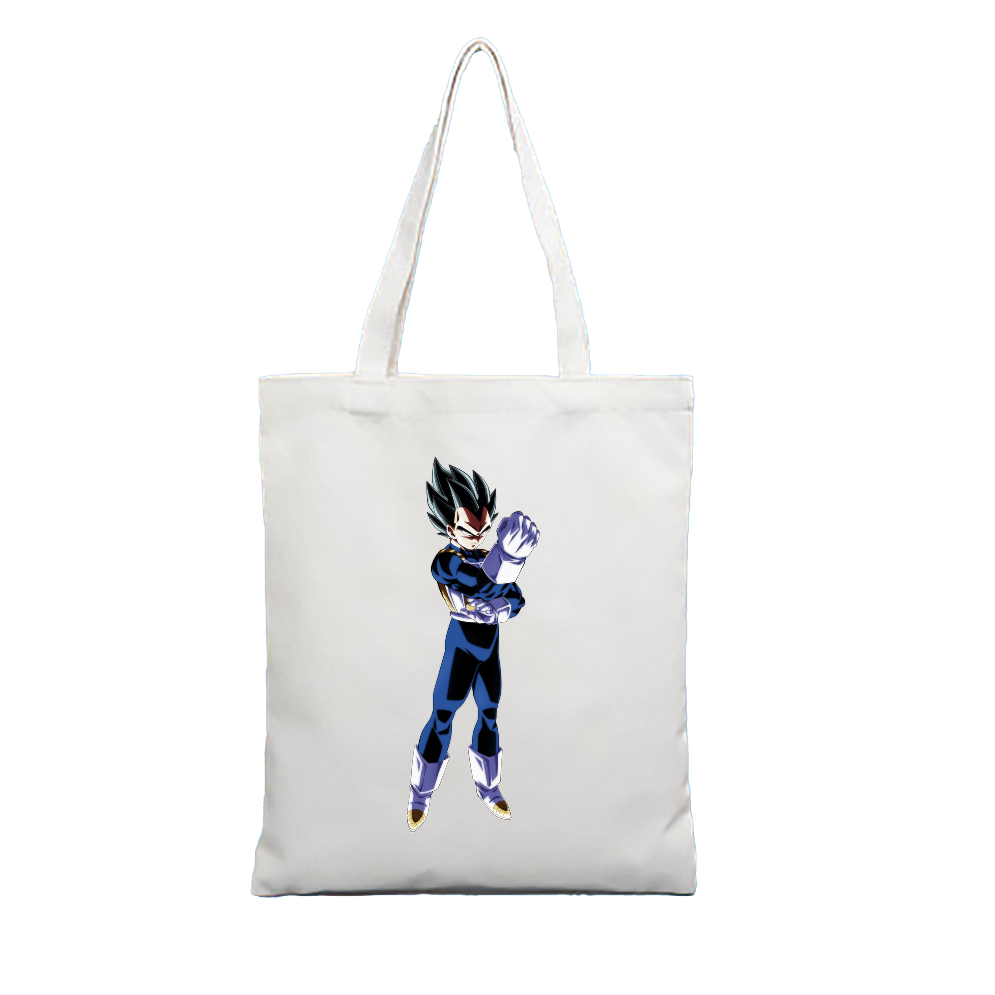 （画像用） ドラゴンボール ベジータ四世（Bejīta Yonsei）DRAGON BALL Vegeta IV 縦型キャンバス生地手提げバッグ　トートバッグ