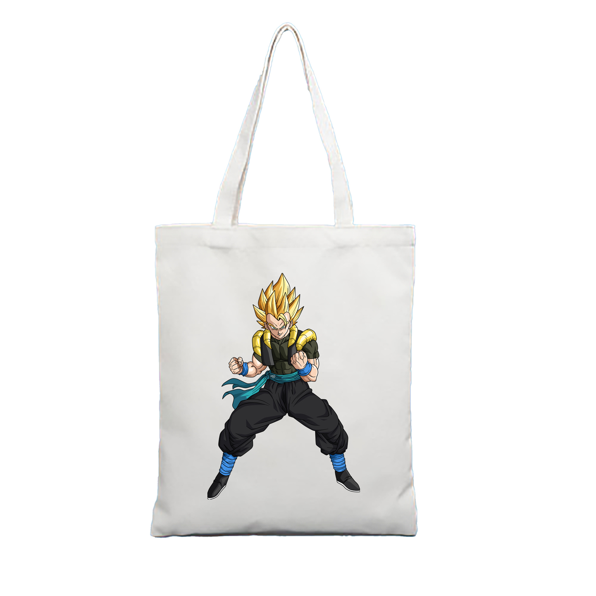 （画像用） ドラゴンボール ベジータ四世（Bejīta Yonsei）DRAGON BALL Vegeta IV 縦型キャンバス生地手提げバッグ　トートバッグ