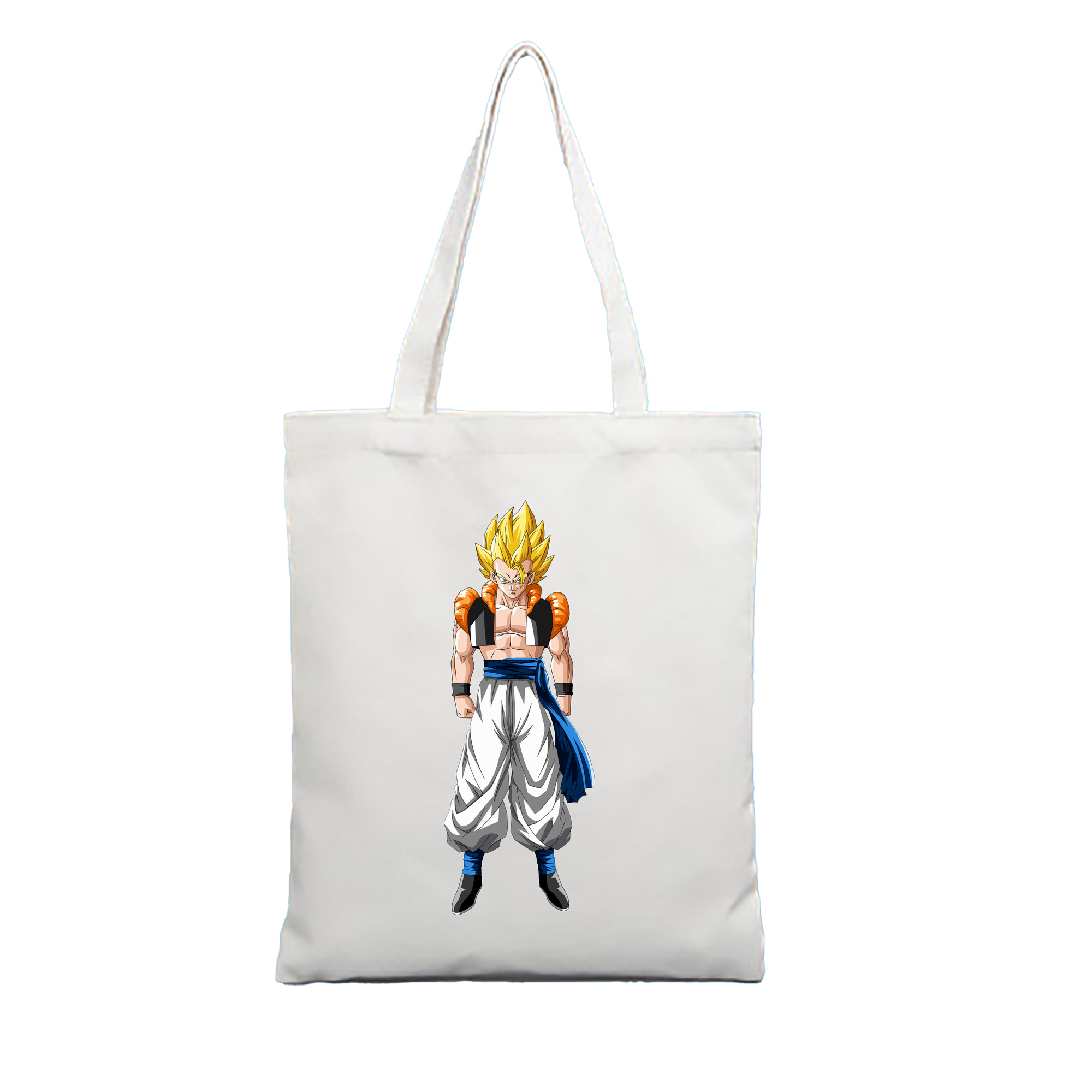 （画像用） ドラゴンボール ベジータ四世（Bejīta Yonsei）DRAGON BALL Vegeta IV 縦型キャンバス生地手提げバッグ　トートバッグ