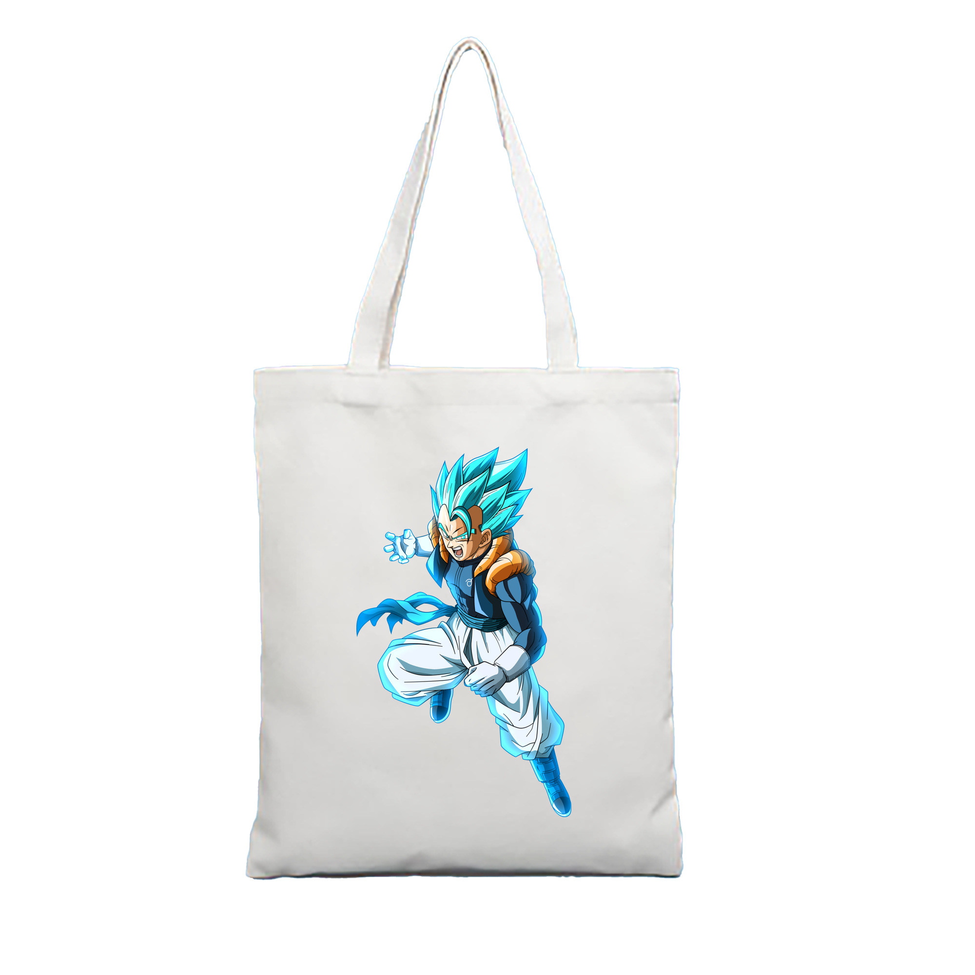 （画像用） ドラゴンボール ベジータ四世（Bejīta Yonsei）DRAGON BALL Vegeta IV 縦型キャンバス生地手提げバッグ　トートバッグ