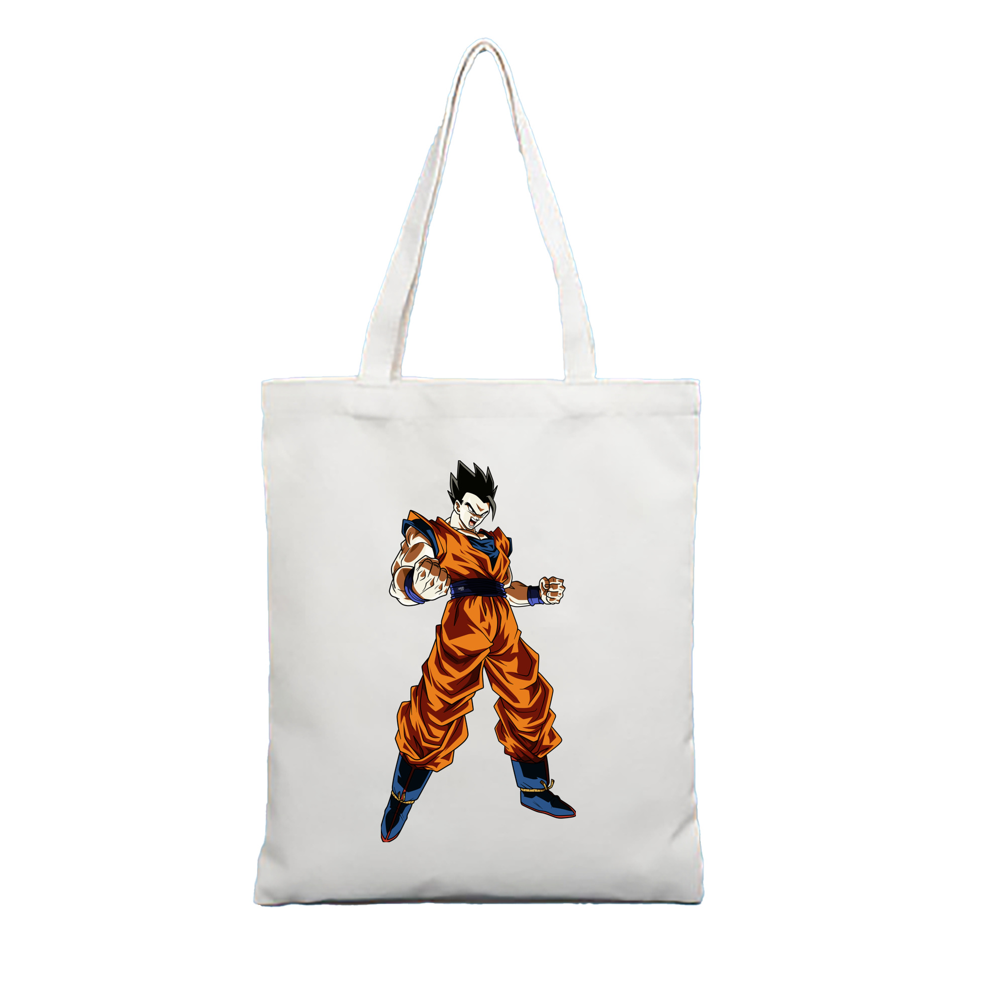 （画像用） ドラゴンボール 孫 悟飯（そんごはん）DRAGON BALL Son Gohan 縦型キャンバス生地手提げバッグ　トートバッグ