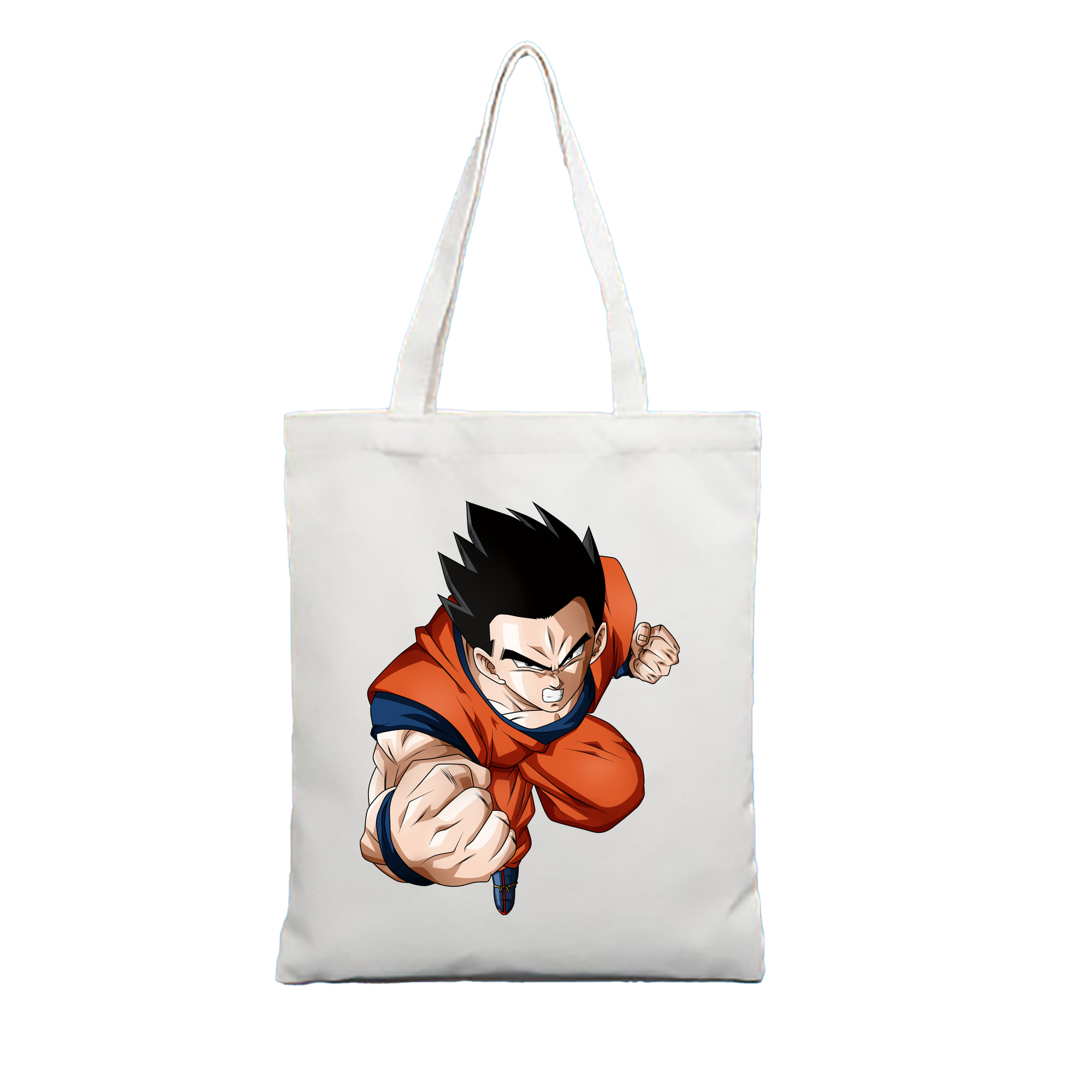 （画像用） ドラゴンボール 孫 悟飯（そんごはん）DRAGON BALL Son Gohan 縦型キャンバス生地手提げバッグ　トートバッグ