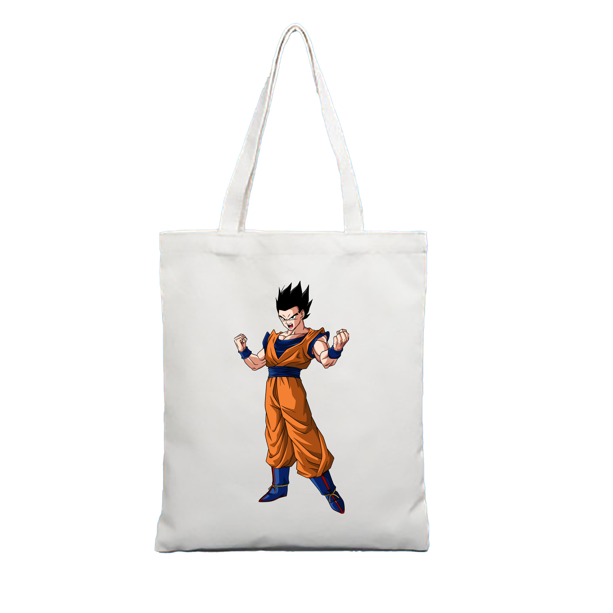 （画像用） ドラゴンボール 孫 悟飯（そんごはん）DRAGON BALL Son Gohan 縦型キャンバス生地手提げバッグ　トートバッグ