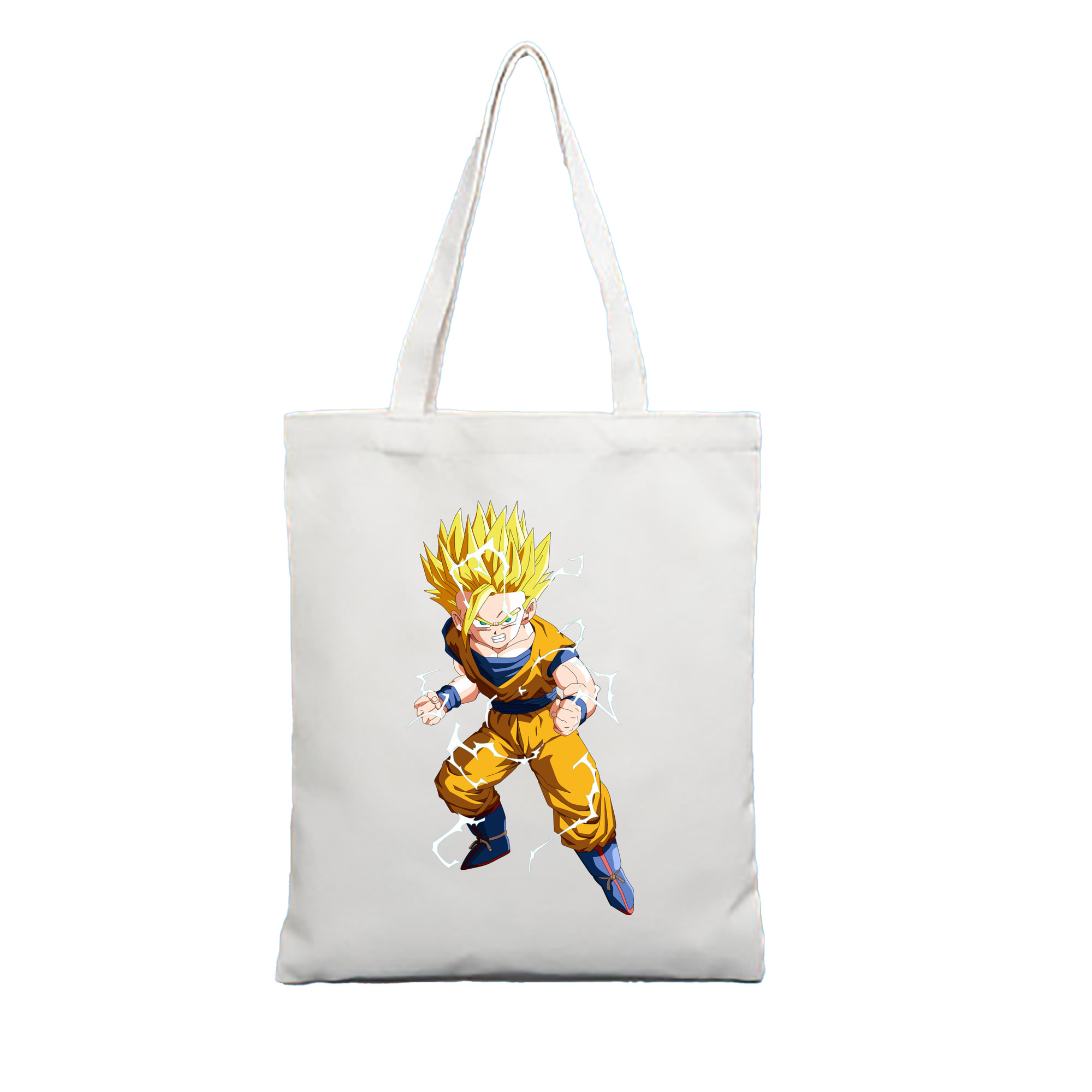 （画像用） ドラゴンボール 孫 悟飯（そんごはん）DRAGON BALL Son Gohan 縦型キャンバス生地手提げバッグ　トートバッグ