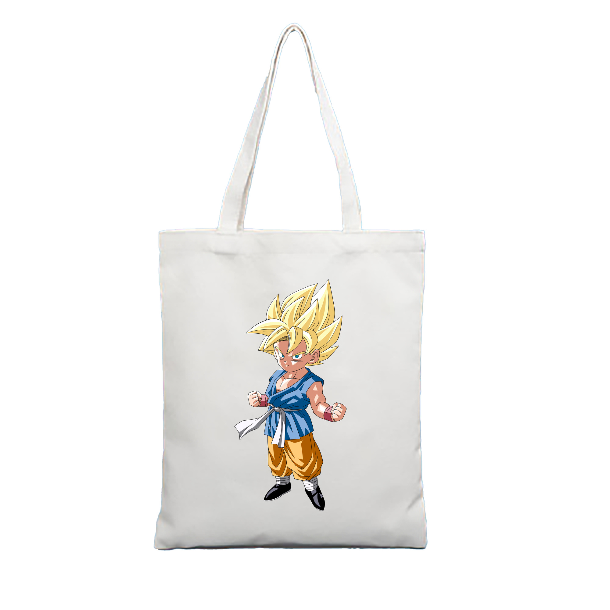 （画像用） ドラゴンボール 孫 悟飯（そんごはん）DRAGON BALL Son Gohan 縦型キャンバス生地手提げバッグ　トートバッグ
