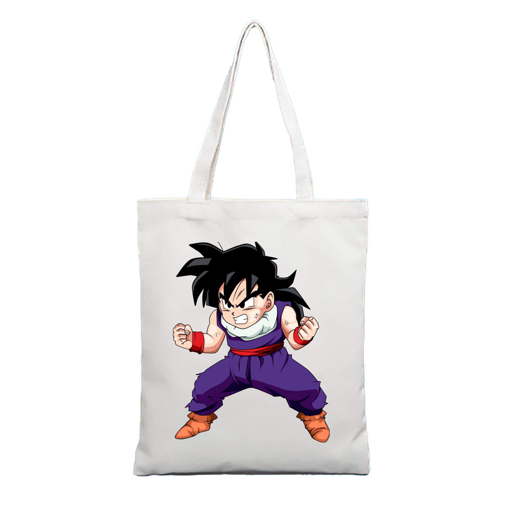 （画像用） ドラゴンボール 孫 悟飯（そんごはん）DRAGON BALL Son Gohan 縦型キャンバス生地手提げバッグ　トートバッグ