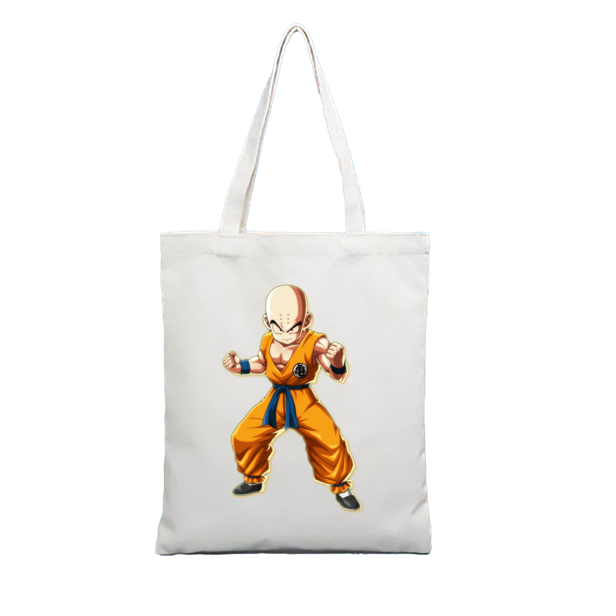 （画像用） ドラゴンボール クリリン DRAGON BALL krillin 縦型キャンバス生地手提げバッグ　トートバッグ