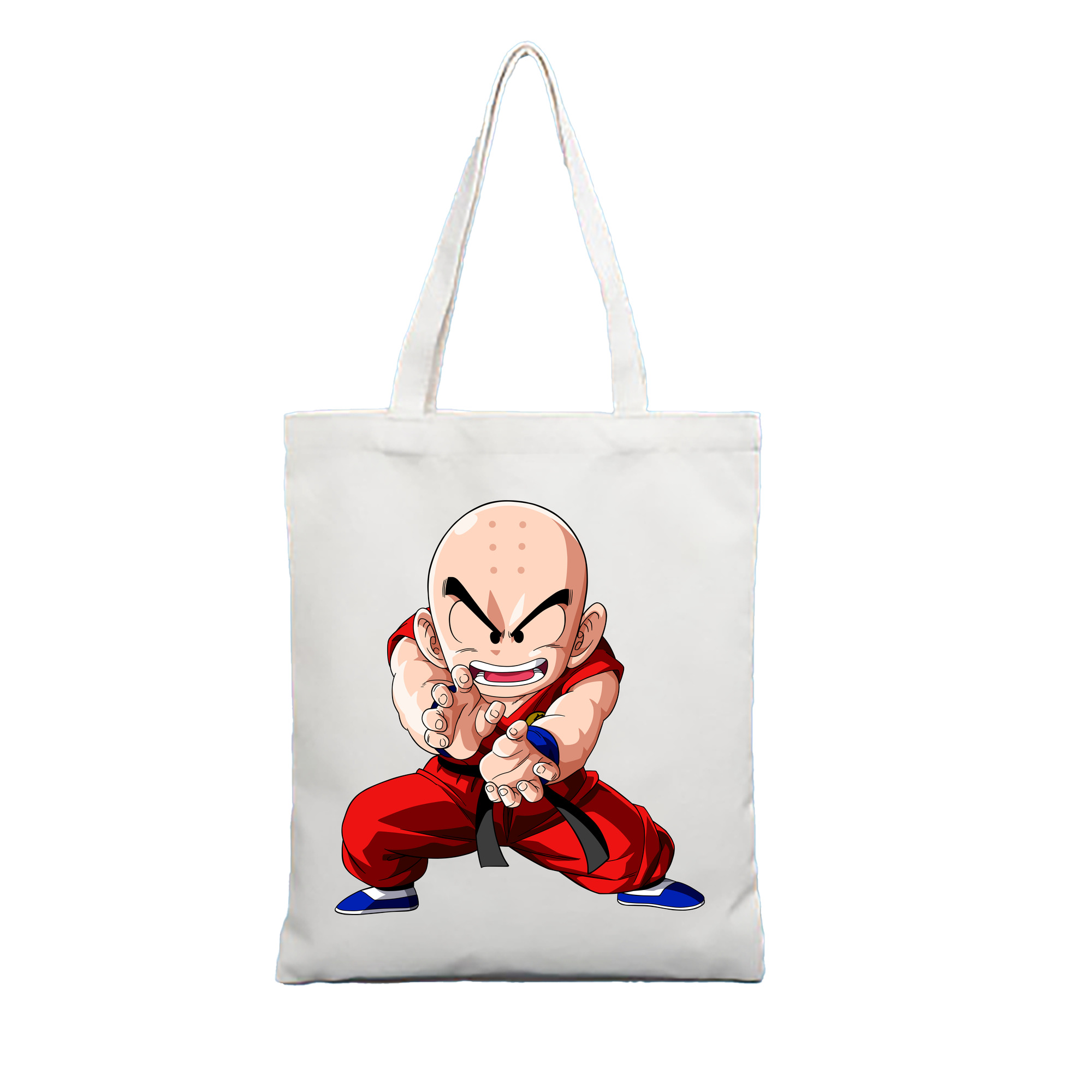 （画像用） ドラゴンボール クリリン DRAGON BALL krillin 縦型キャンバス生地手提げバッグ　トートバッグ