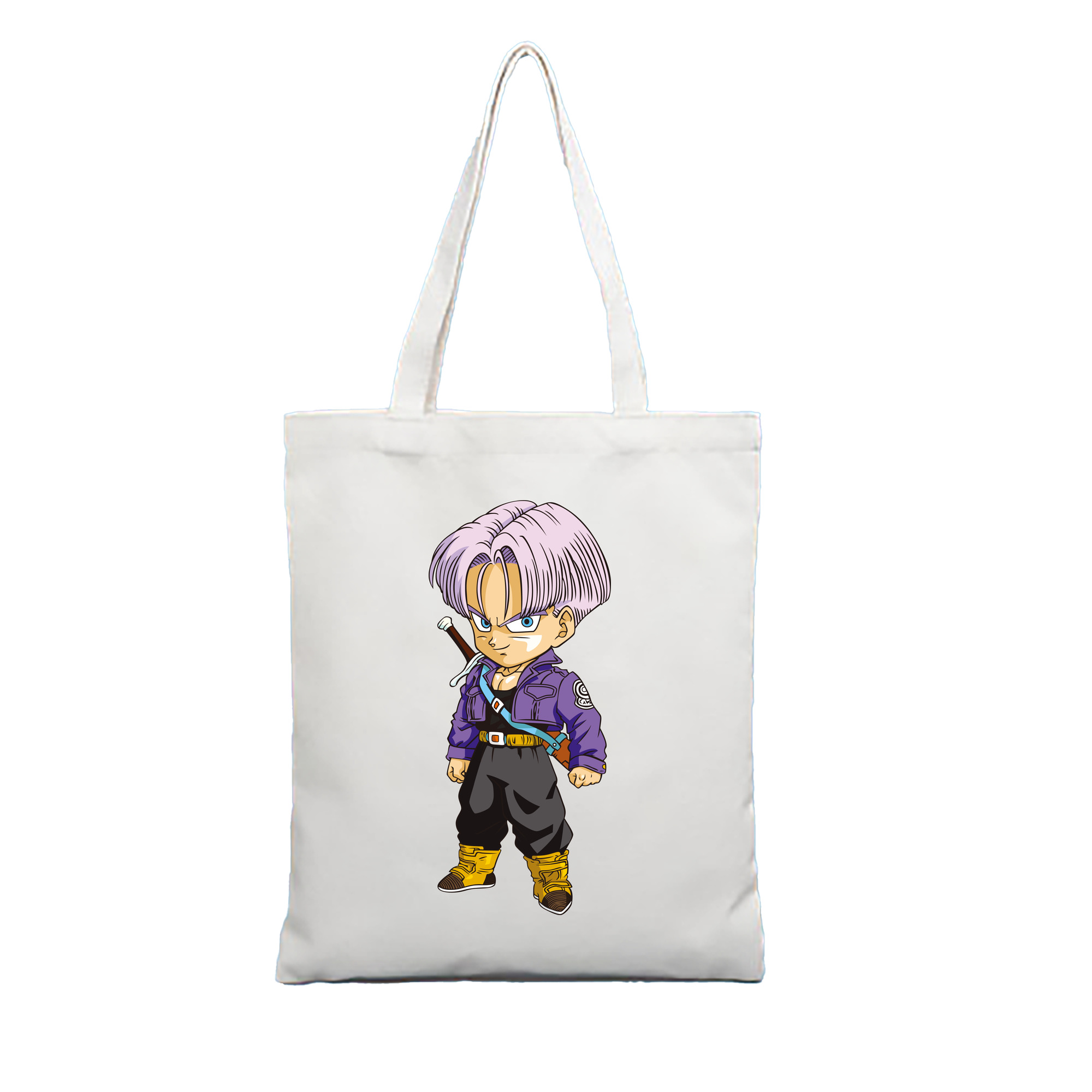 （画像用） ドラゴンボール トランクス（Torankusu）DRAGON BALL Trunks 縦型キャンバス生地手提げバッグ　トートバッグ