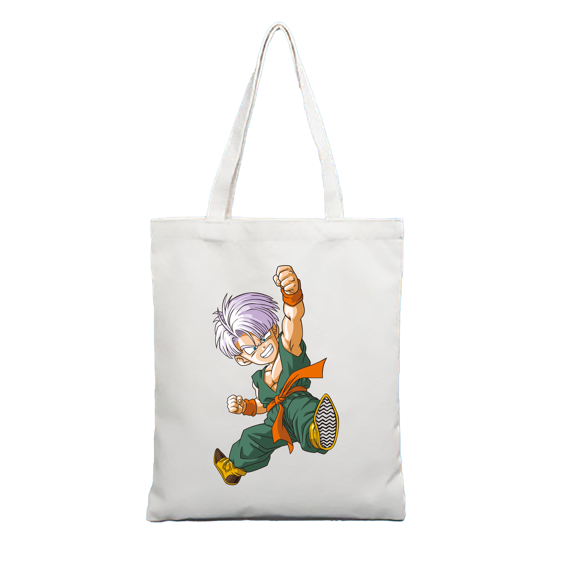 （画像用） ドラゴンボール トランクス（Torankusu）DRAGON BALL Trunks 縦型キャンバス生地手提げバッグ　トートバッグ