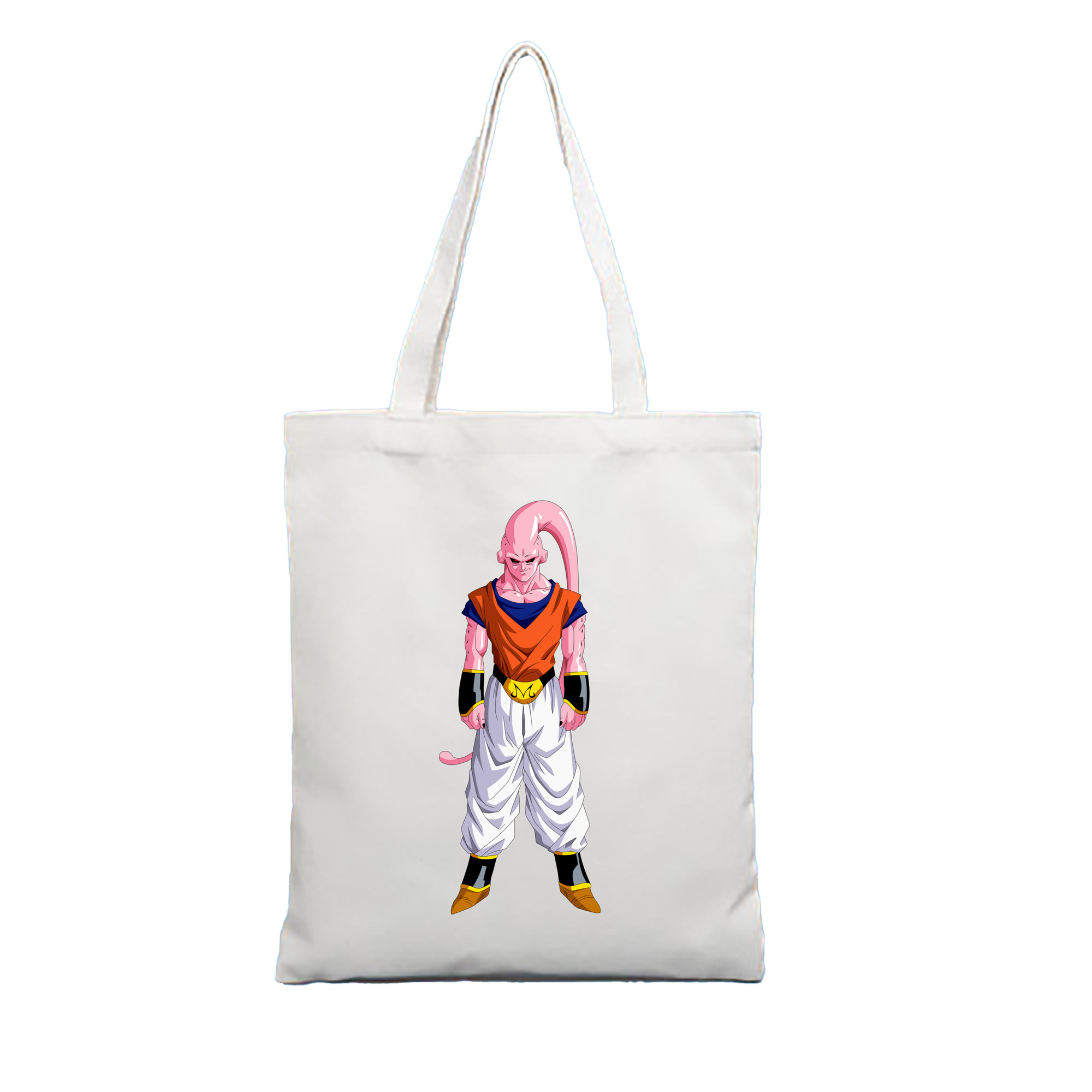（画像用） ドラゴンボール 魔人ブウ DRAGON BALL Majin Buu 縦型キャンバス生地手提げバッグ　トートバッグ