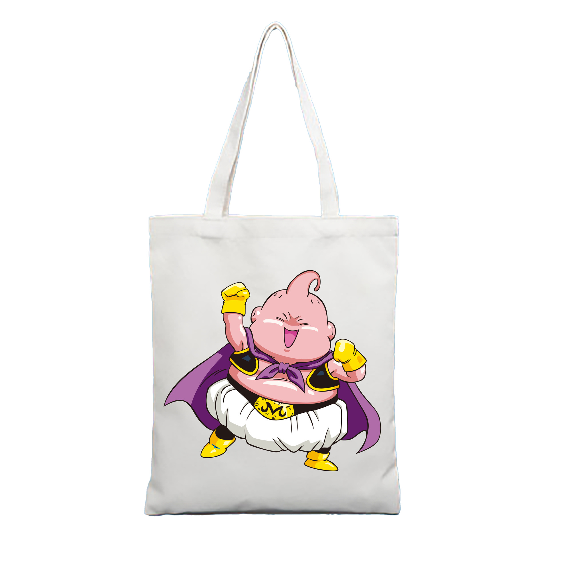 （画像用） ドラゴンボール 魔人ブウ DRAGON BALL Majin Buu 縦型キャンバス生地手提げバッグ　トートバッグ