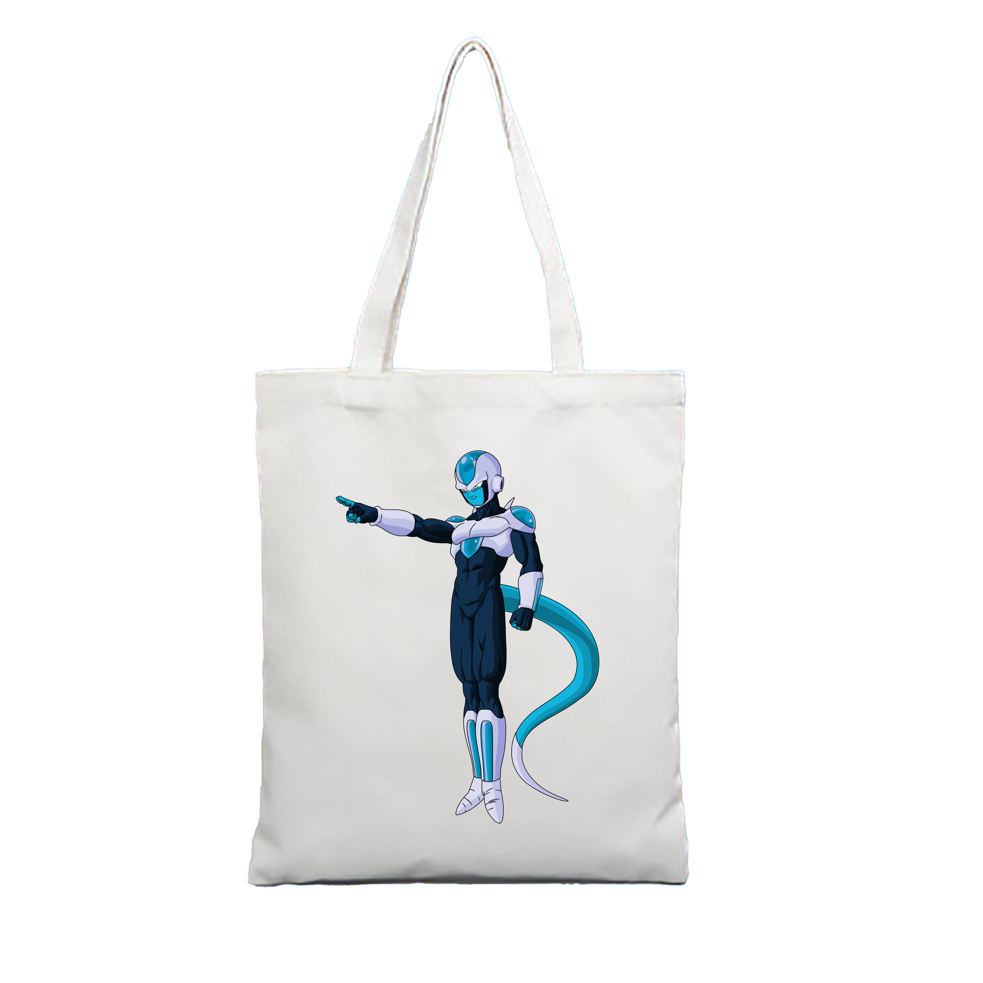 （画像用） ドラゴンボール フリーザ DRAGON BALL Frieza 縦型キャンバス生地手提げバッグ　トートバッグ