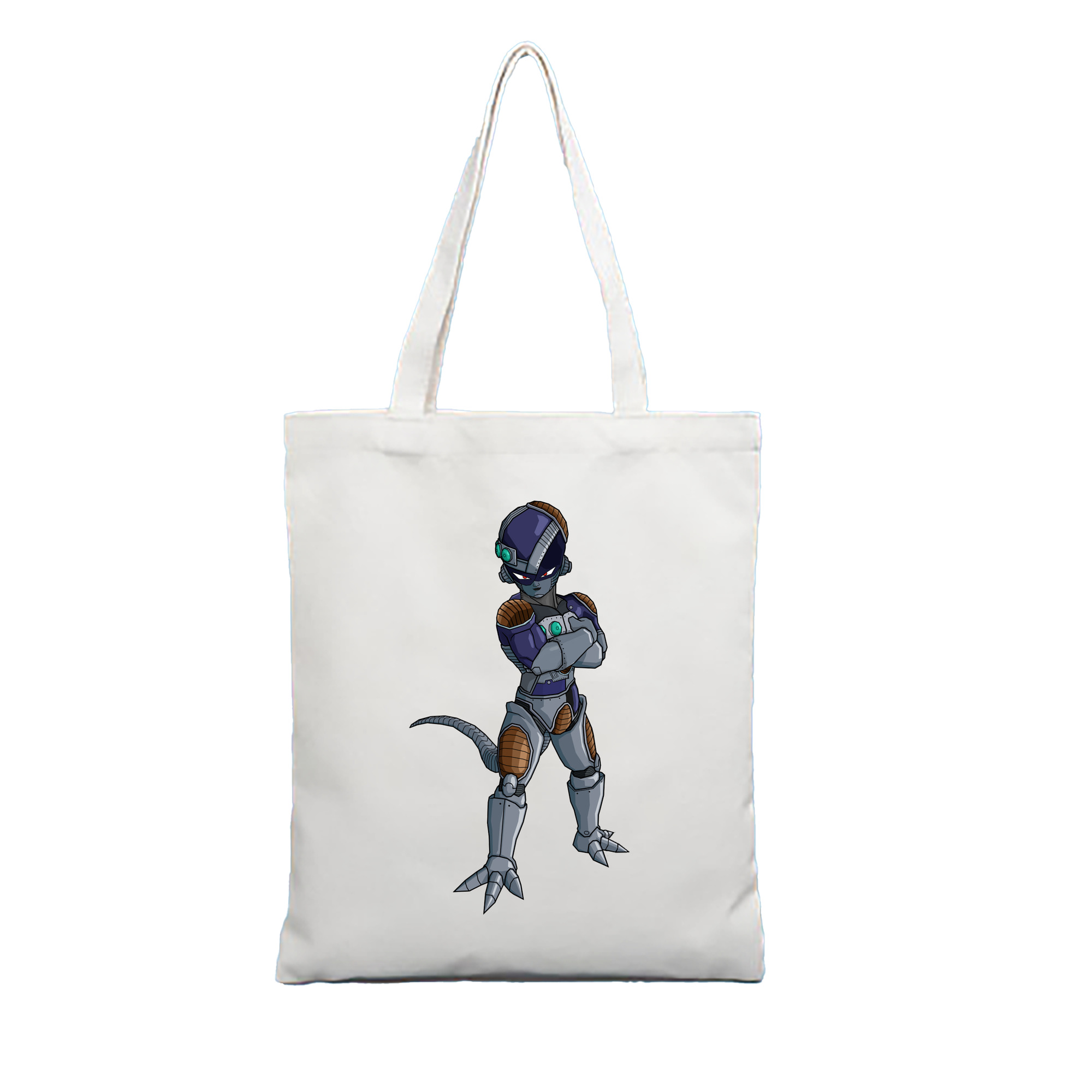 （画像用） ドラゴンボール フリーザ DRAGON BALL Frieza 縦型キャンバス生地手提げバッグ　トートバッグ