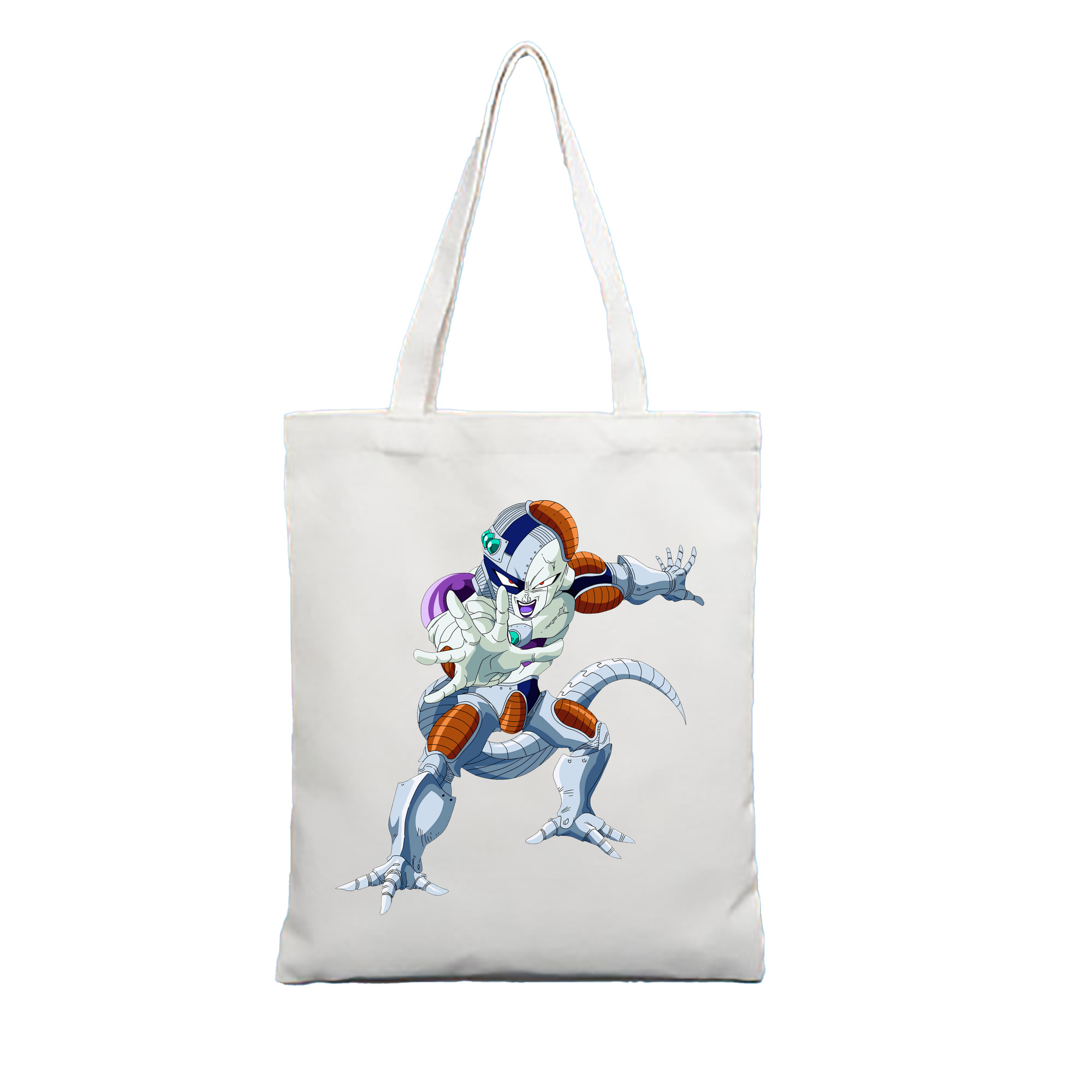 （画像用） ドラゴンボール フリーザ DRAGON BALL Frieza 縦型キャンバス生地手提げバッグ　トートバッグ