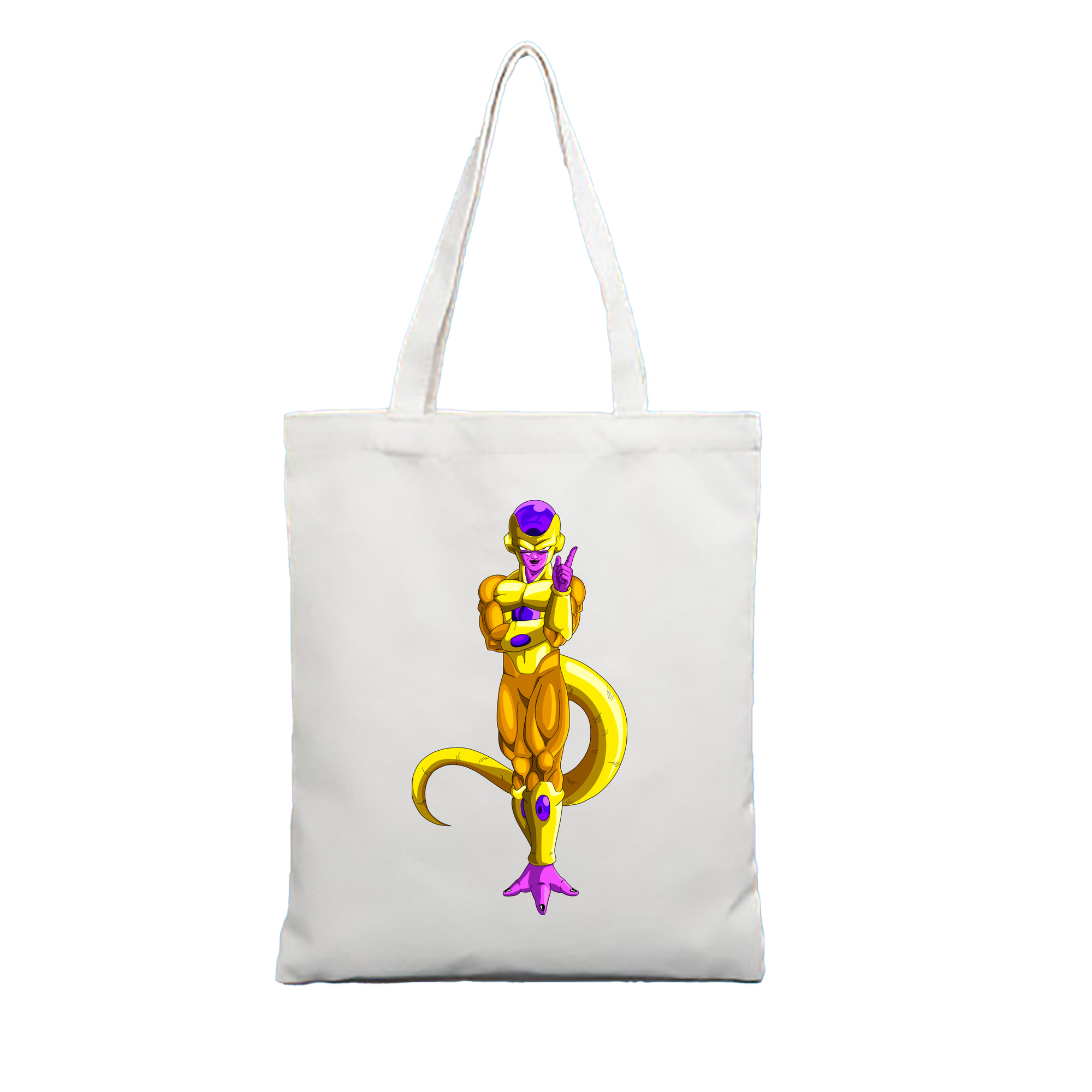 （画像用） ドラゴンボール フリーザ DRAGON BALL Frieza 縦型キャンバス生地手提げバッグ　トートバッグ