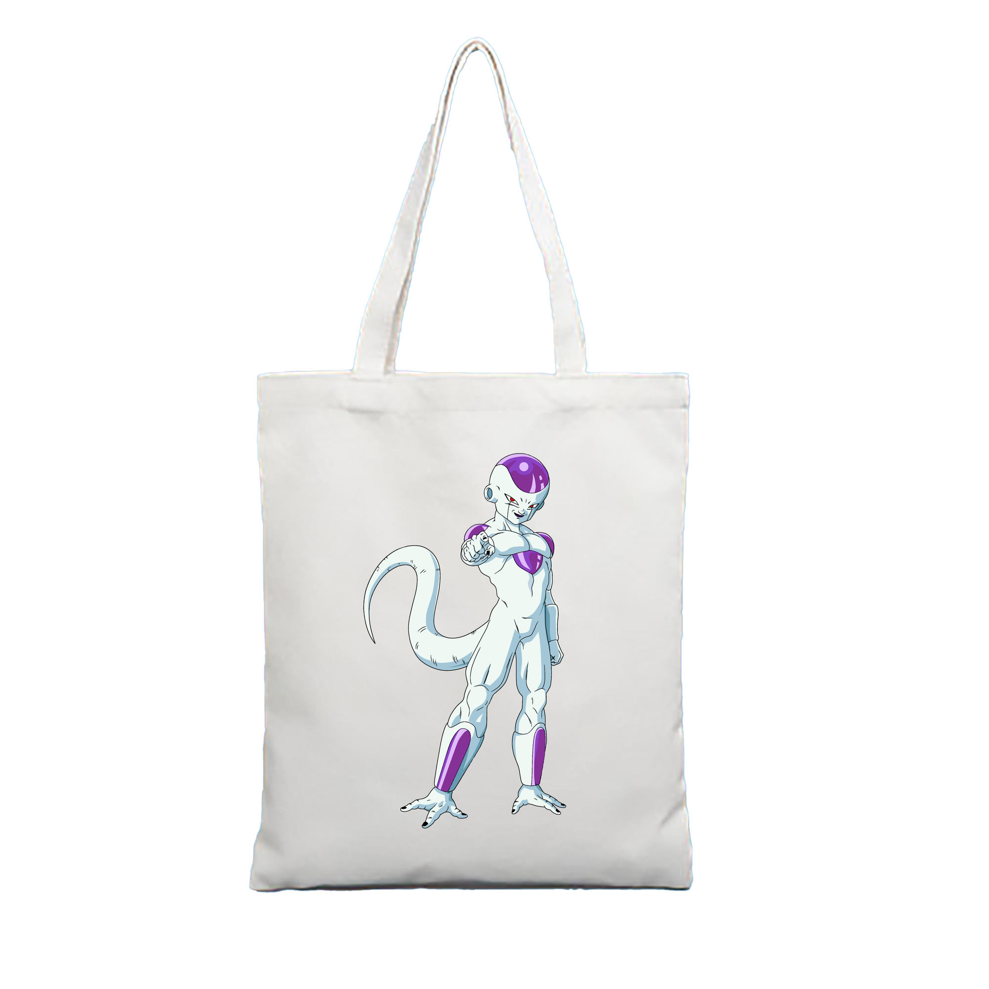 （画像用） ドラゴンボール フリーザ DRAGON BALL Frieza 縦型キャンバス生地手提げバッグ　トートバッグ