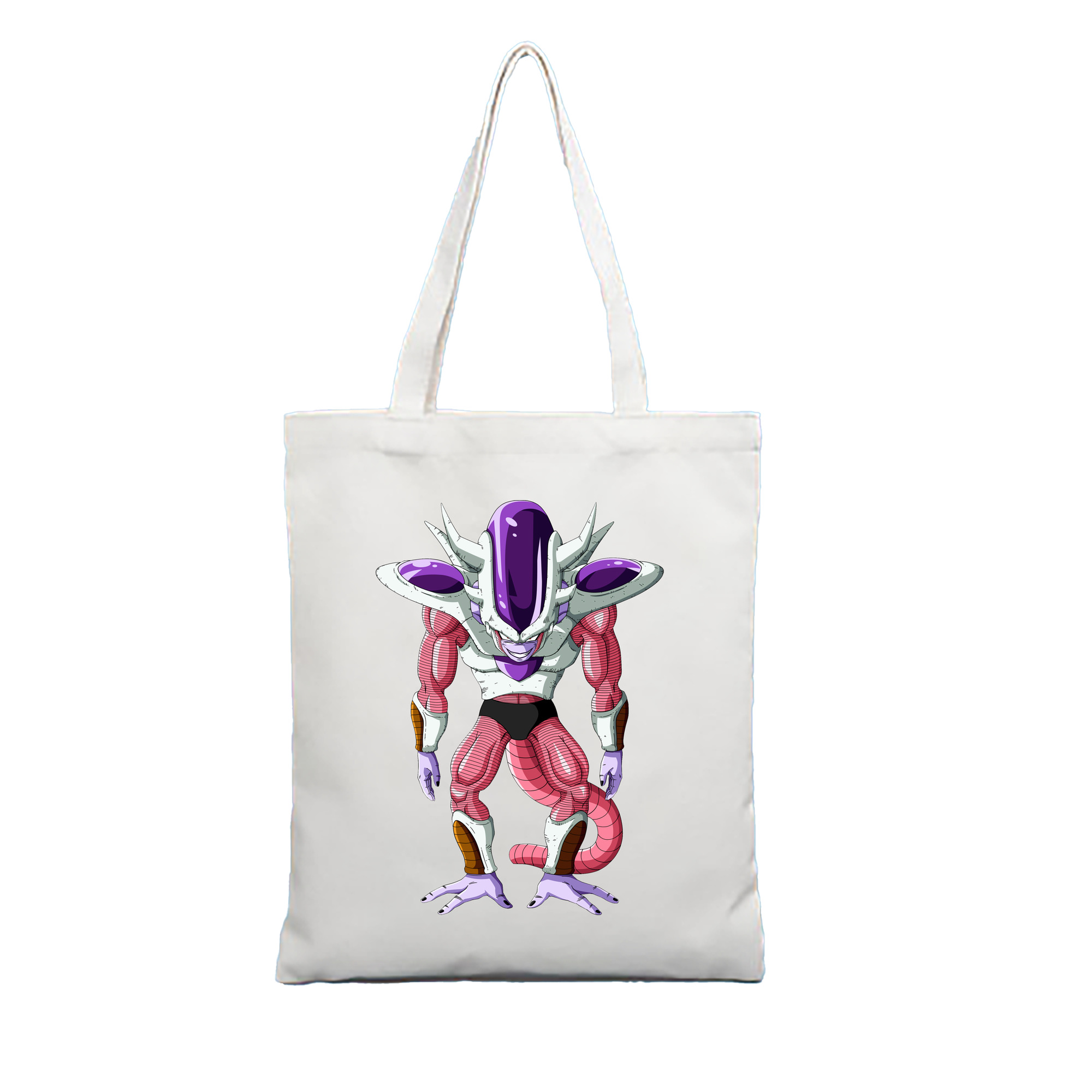 （画像用） ドラゴンボール フリーザ DRAGON BALL Frieza 縦型キャンバス生地手提げバッグ　トートバッグ