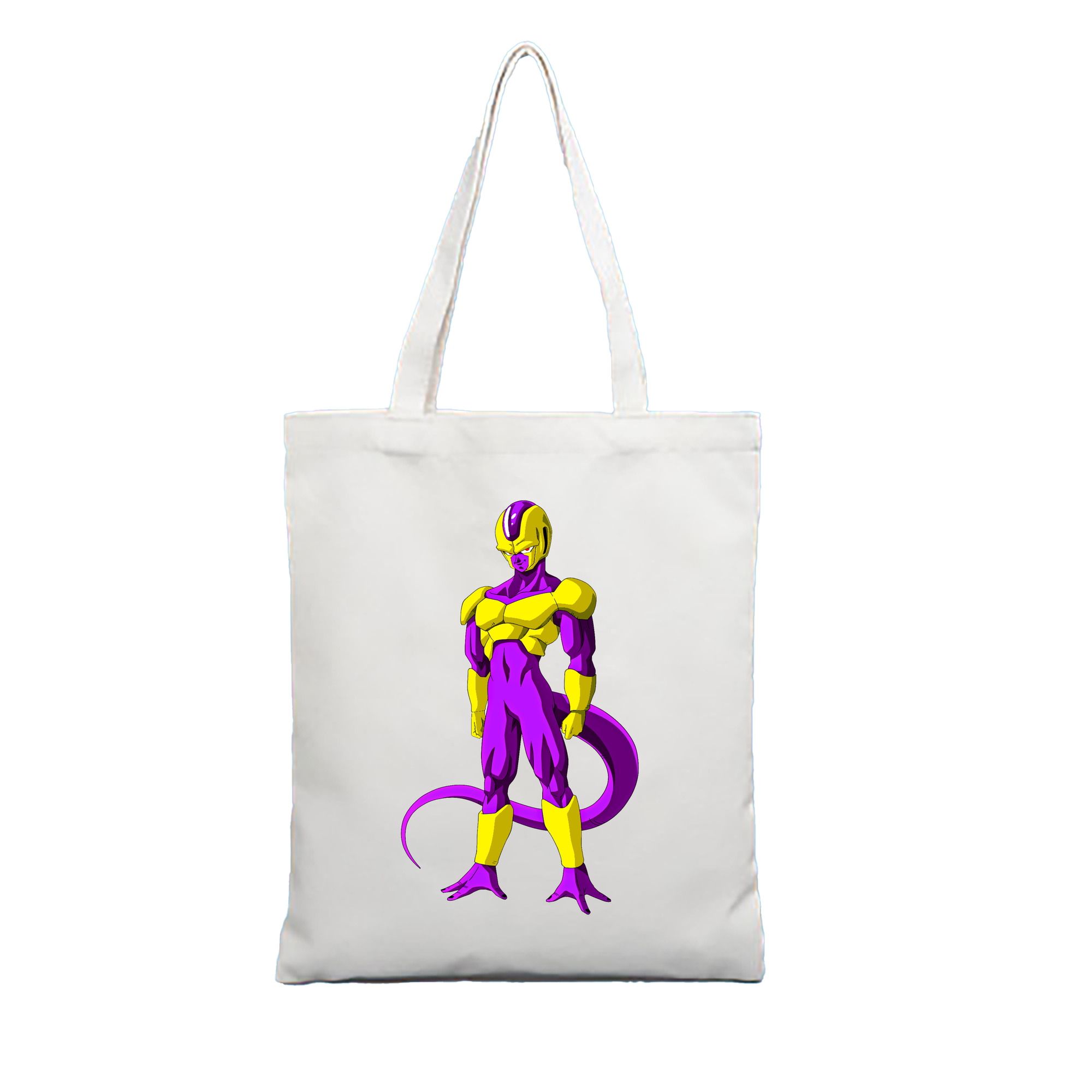 （画像用） ドラゴンボール フリーザ DRAGON BALL Frieza 縦型キャンバス生地手提げバッグ　トートバッグ