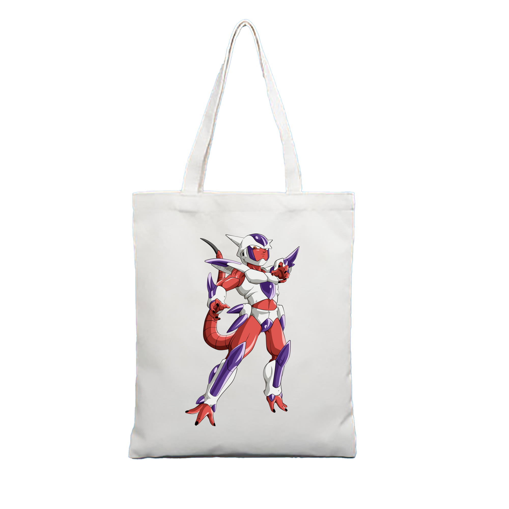 （画像用） ドラゴンボール フリーザ DRAGON BALL Frieza 縦型キャンバス生地手提げバッグ　トートバッグ