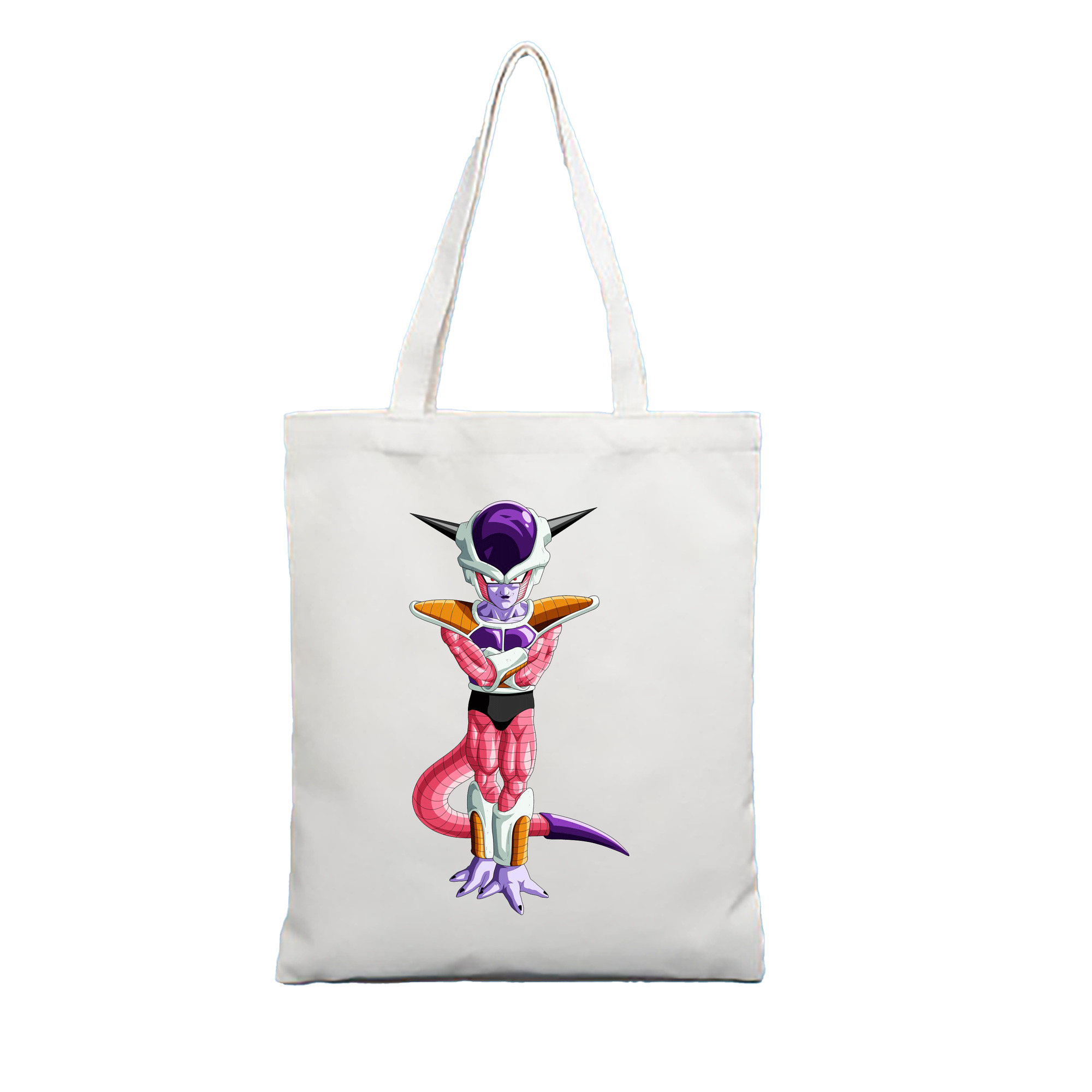 （画像用） ドラゴンボール フリーザ DRAGON BALL Frieza 縦型キャンバス生地手提げバッグ　トートバッグ