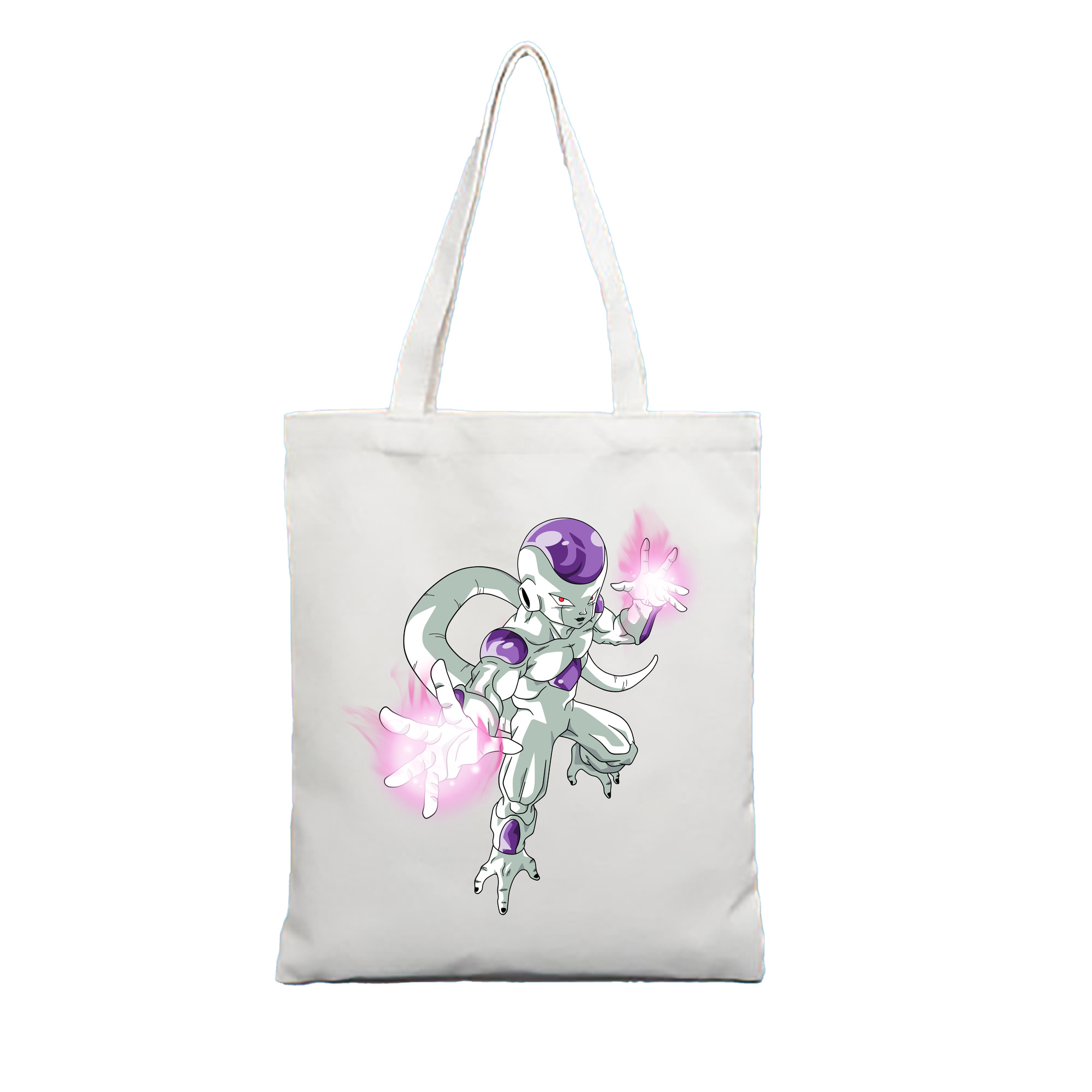 （画像用） ドラゴンボール フリーザ DRAGON BALL Frieza 縦型キャンバス生地手提げバッグ　トートバッグ