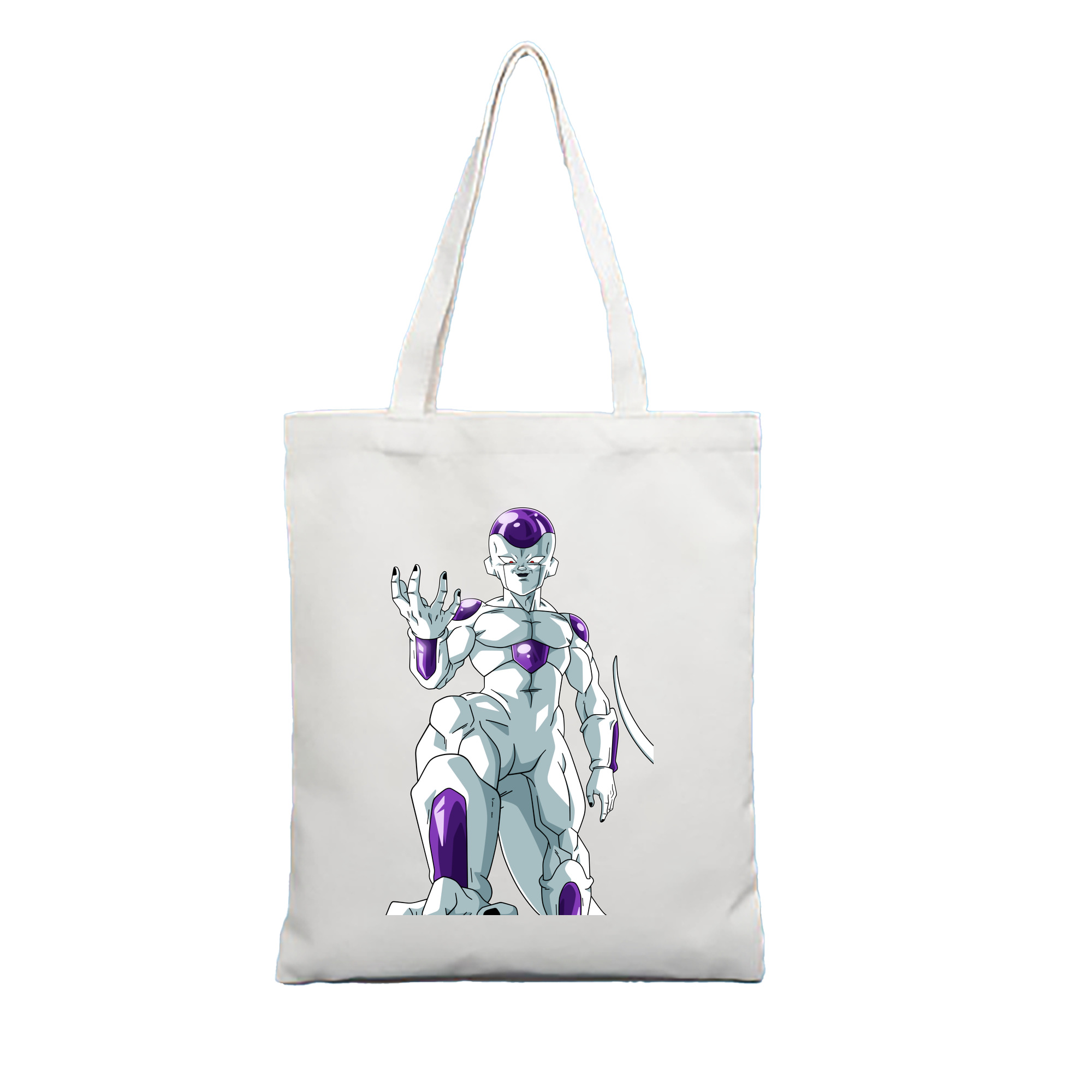 （画像用） ドラゴンボール フリーザ DRAGON BALL Frieza 縦型キャンバス生地手提げバッグ　トートバッグ