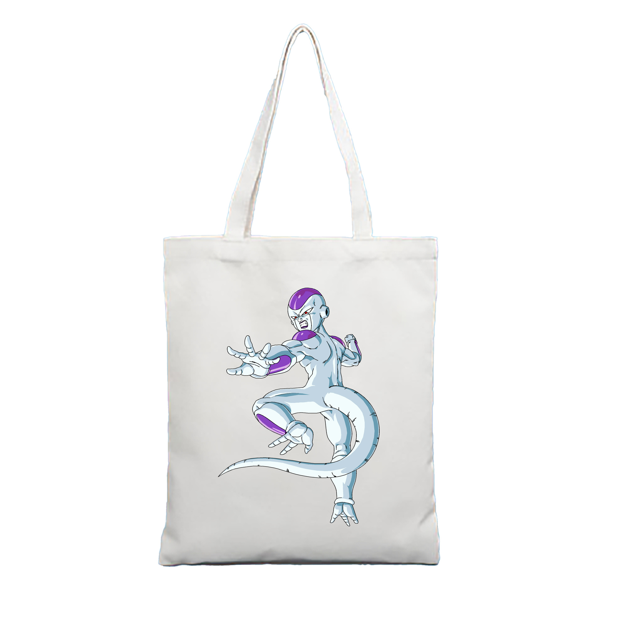 （画像用） ドラゴンボール フリーザ DRAGON BALL Frieza 縦型キャンバス生地手提げバッグ　トートバッグ