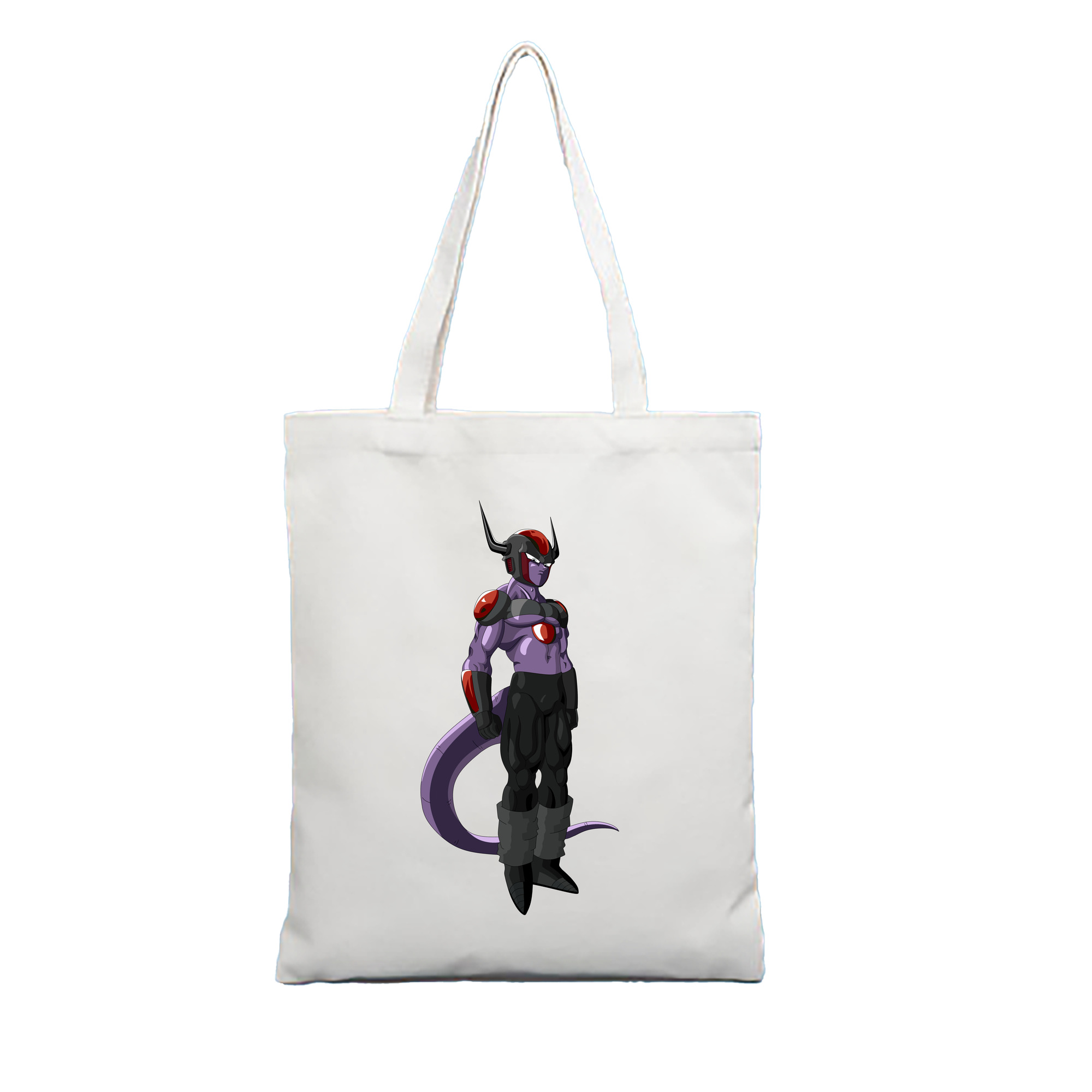 （画像用） ドラゴンボール フリーザ DRAGON BALL Frieza 縦型キャンバス生地手提げバッグ　トートバッグ