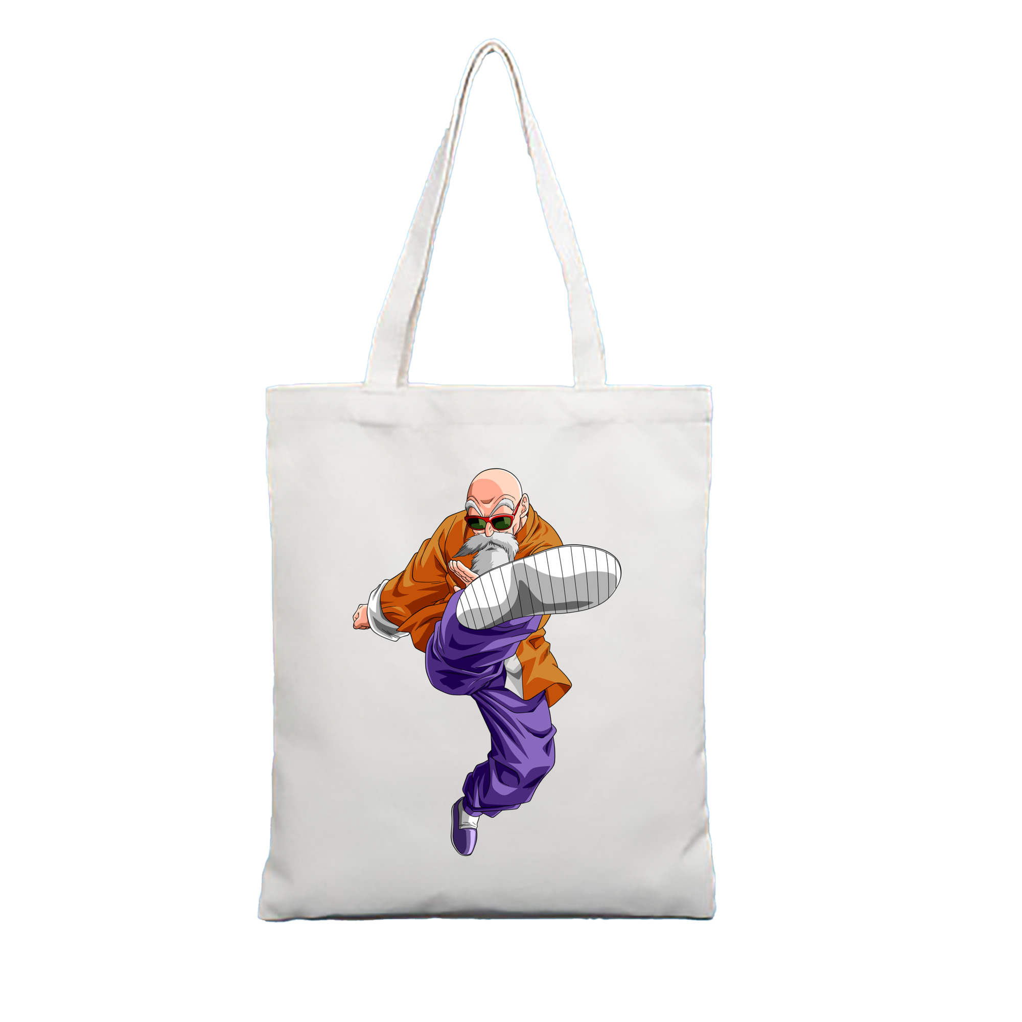 （画像用） ドラゴンボール 亀仙人（かめせんにん） DRAGON BALL Master Roshi Kame Sennin 縦型キャンバス生地手提げバッグ　トートバッグ