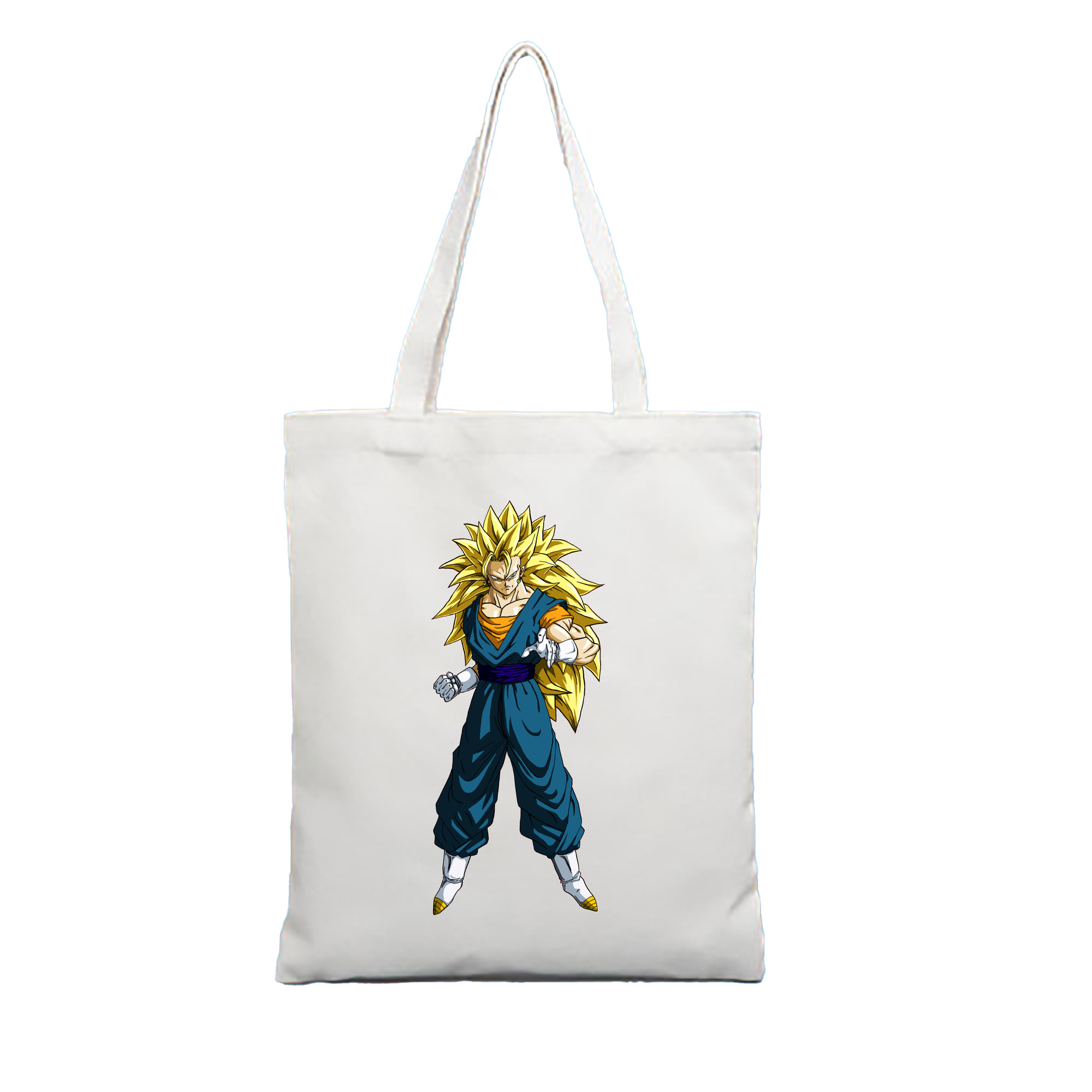 （画像用） ドラゴンボール ベジット DRAGON BALL Vegetto 縦型キャンバス生地手提げバッグ　トートバッグ