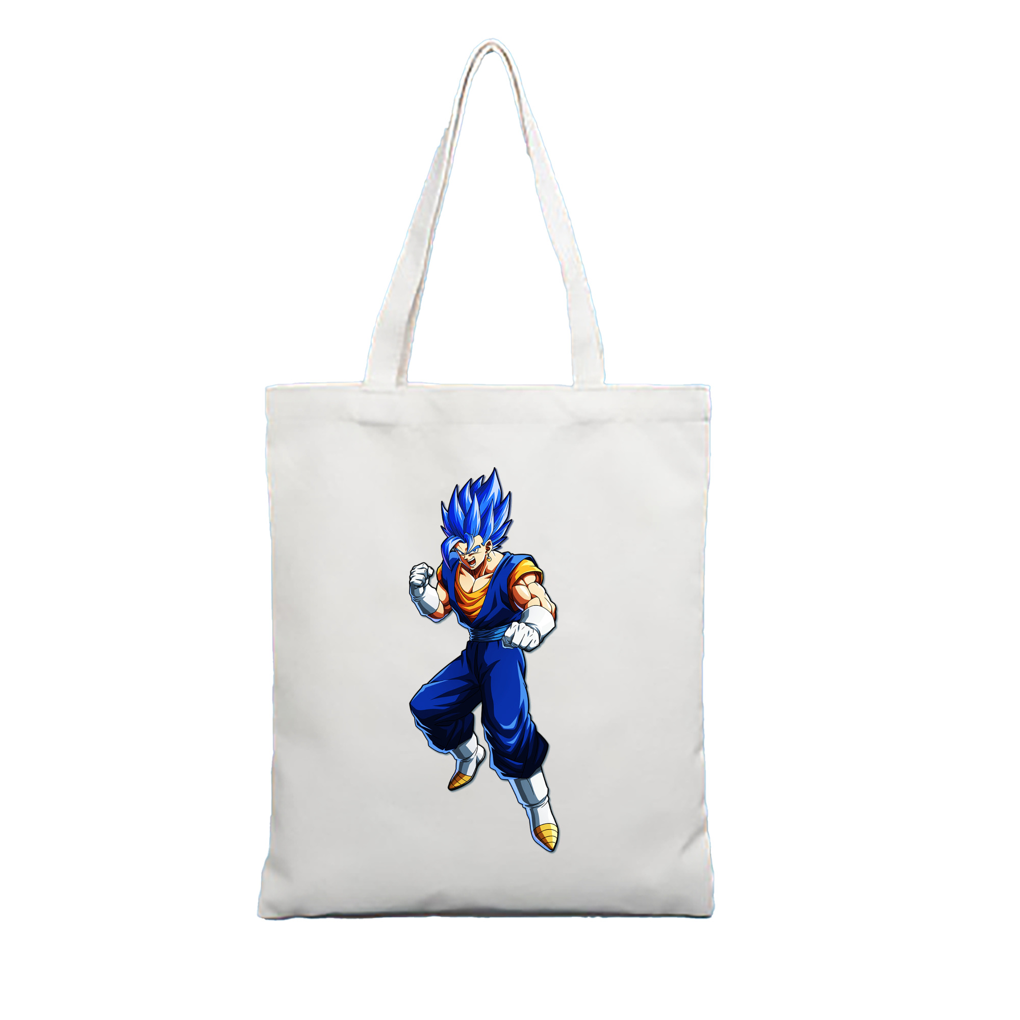 （画像用） ドラゴンボール ベジット DRAGON BALL Vegetto 縦型キャンバス生地手提げバッグ　トートバッグ