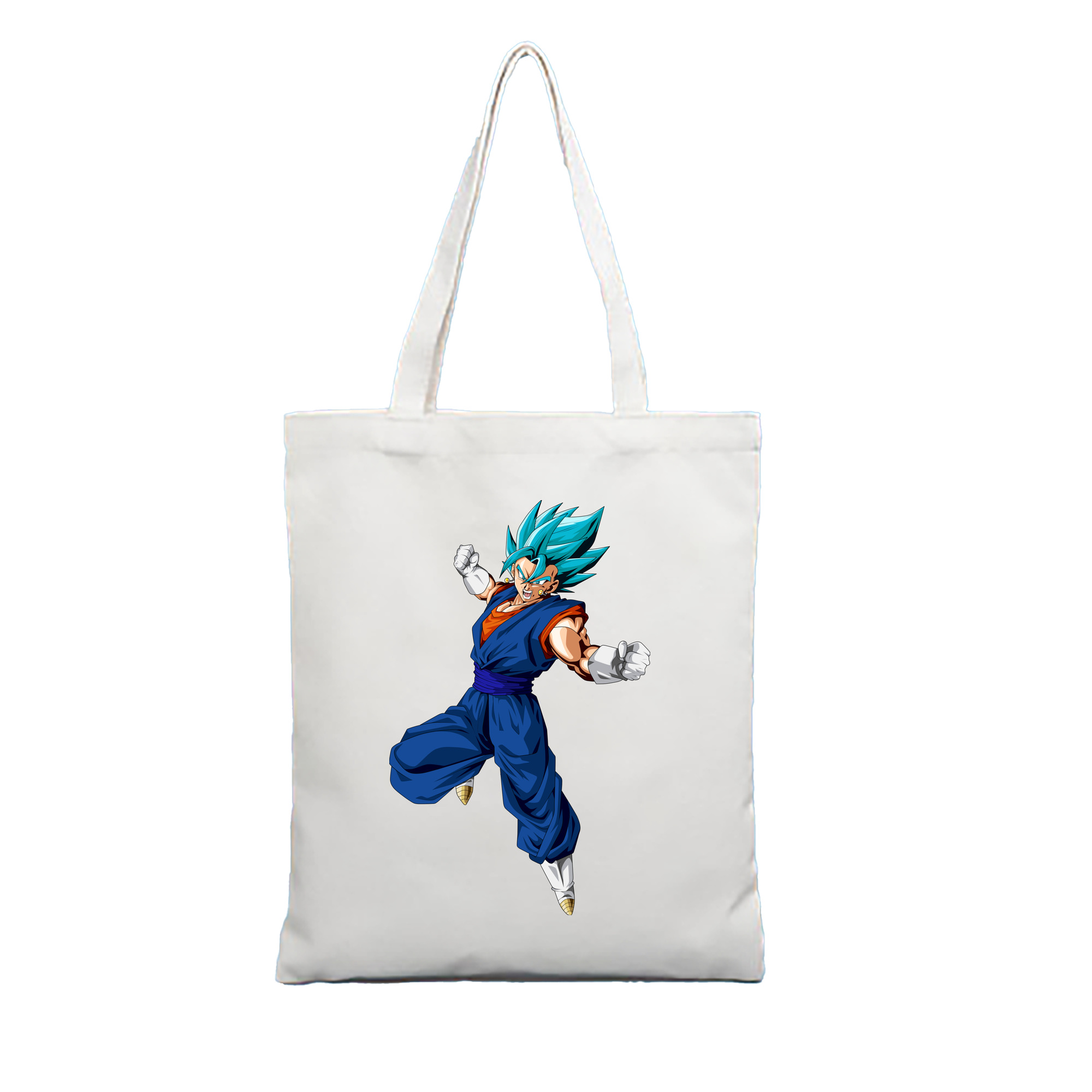 （画像用） ドラゴンボール ベジット DRAGON BALL Vegetto 縦型キャンバス生地手提げバッグ　トートバッグ