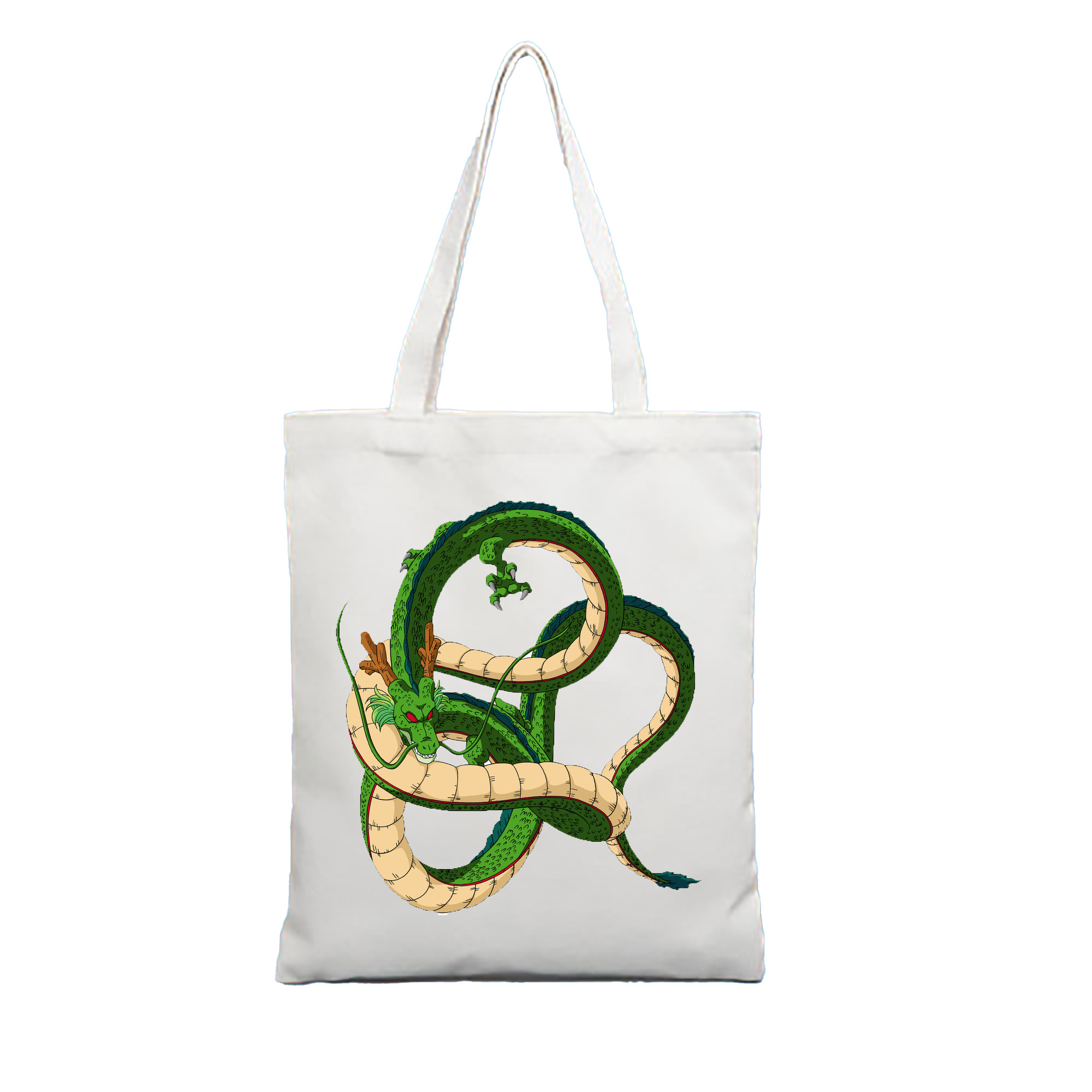 （画像用） ドラゴンボール 神龍 シェンロン DRAGON BALL Shenron 縦型キャンバス生地手提げバッグ　トートバッグ
