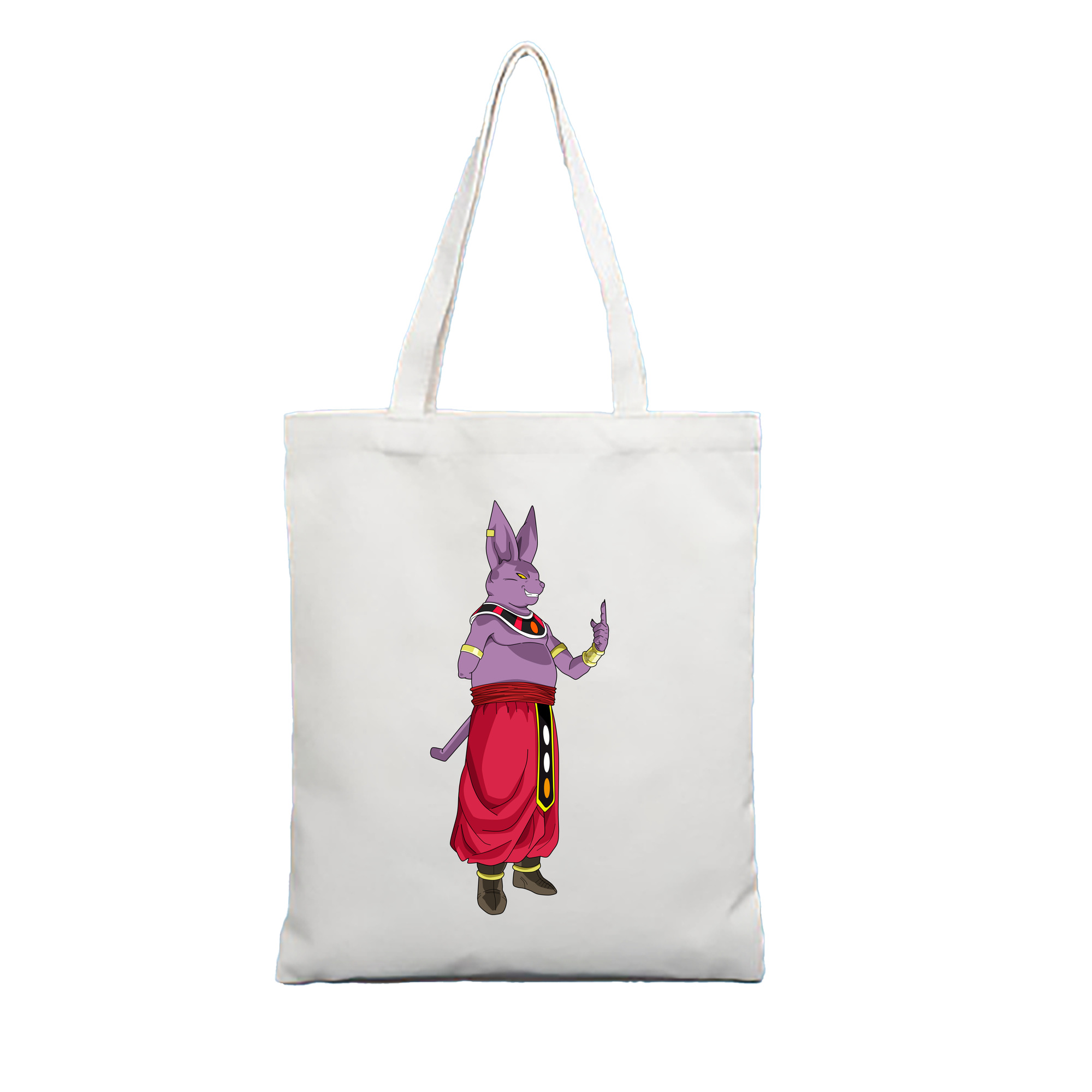 （画像用） ドラゴンボール シャンパ DRAGON BALL Champa 縦型キャンバス生地手提げバッグ　トートバッグ