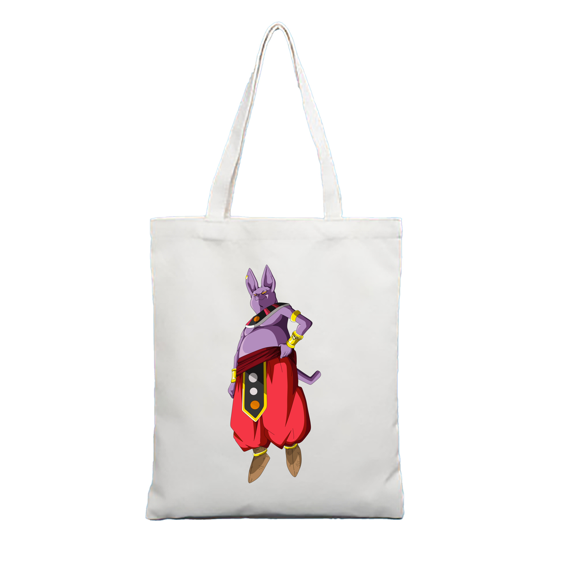 （画像用） ドラゴンボール シャンパ DRAGON BALL Champa 縦型キャンバス生地手提げバッグ　トートバッグ