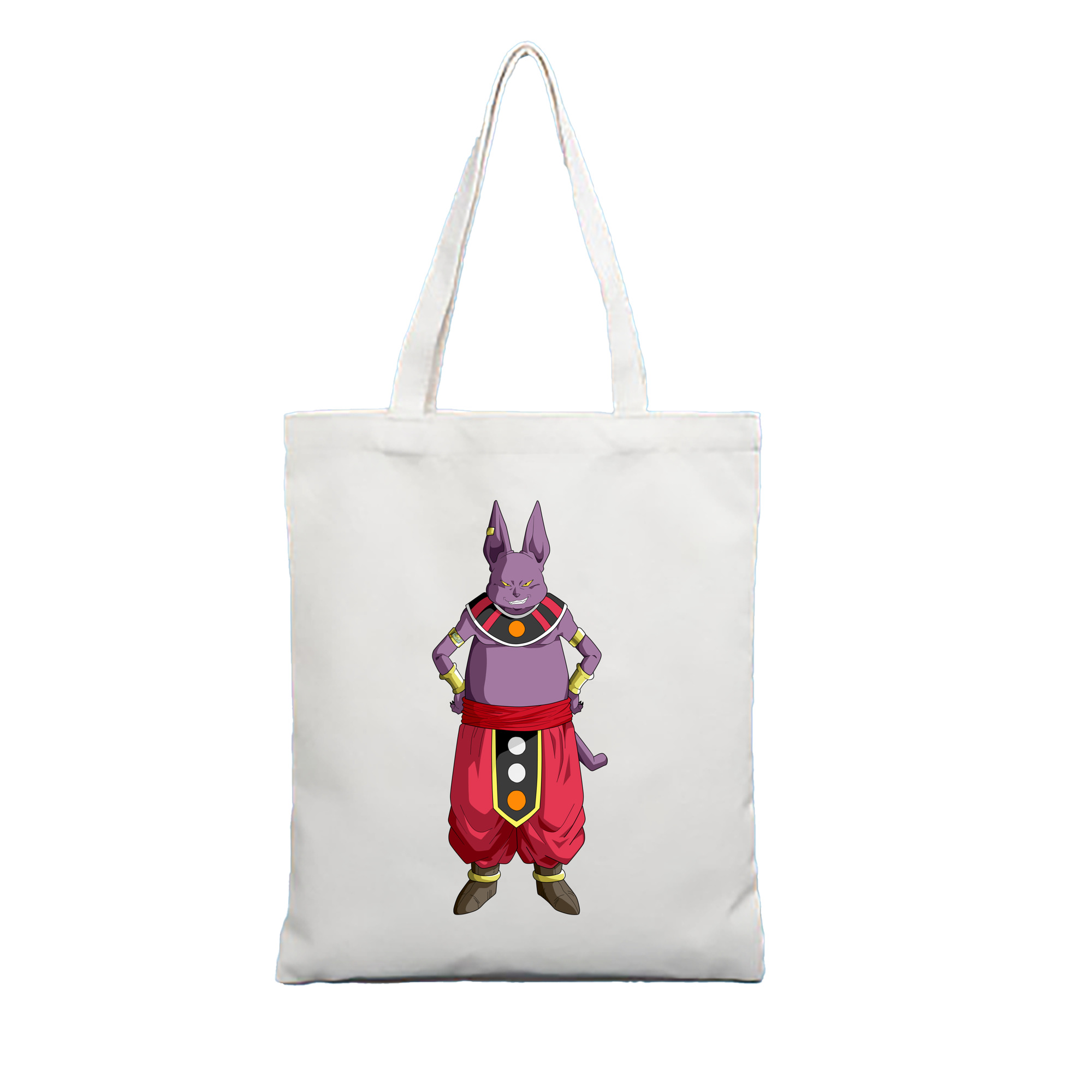 （画像用） ドラゴンボール シャンパ DRAGON BALL Champa 縦型キャンバス生地手提げバッグ　トートバッグ