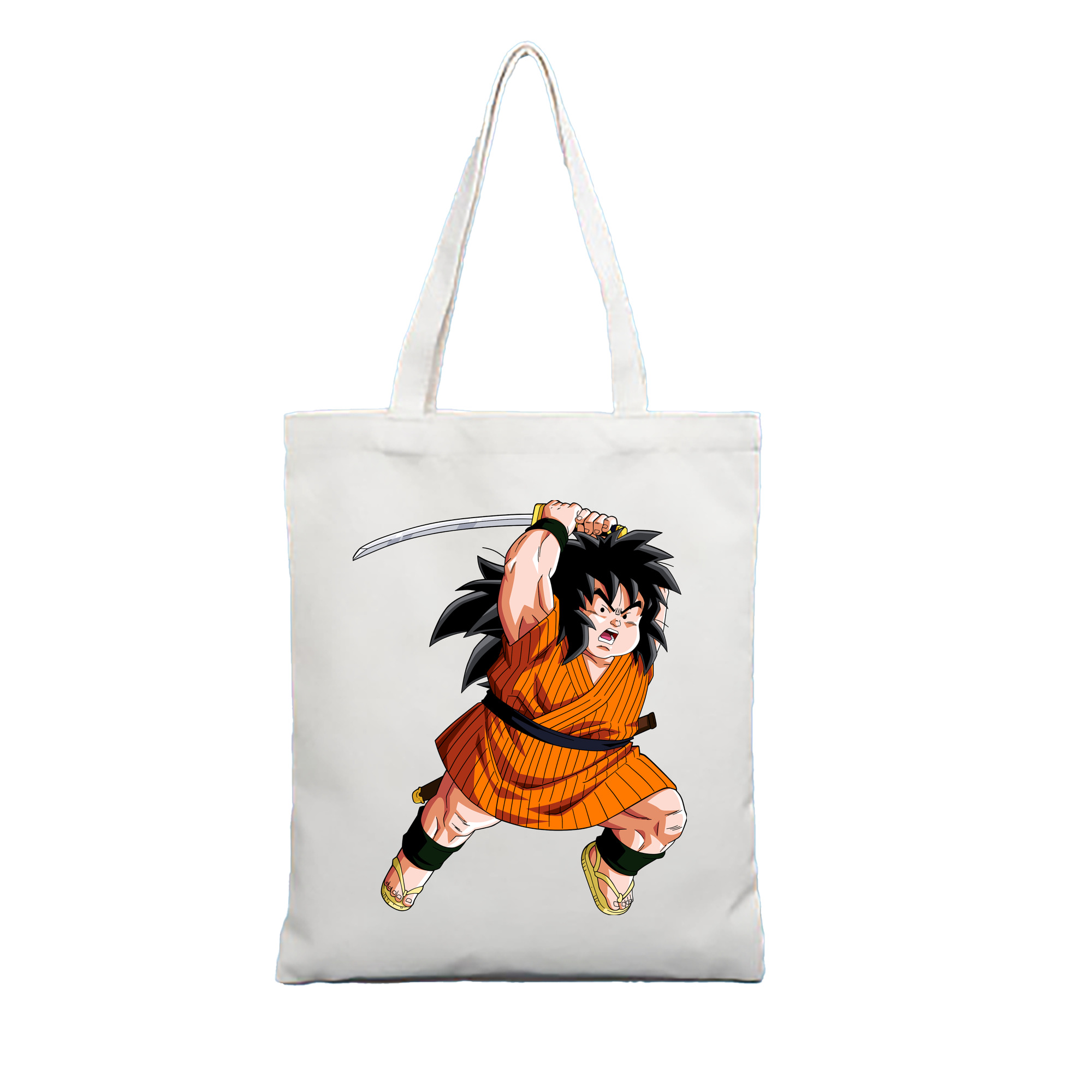 （画像用） ドラゴンボール やじろべえ DRAGON BALL Yajirobe 縦型キャンバス生地手提げバッグ　トートバッグ