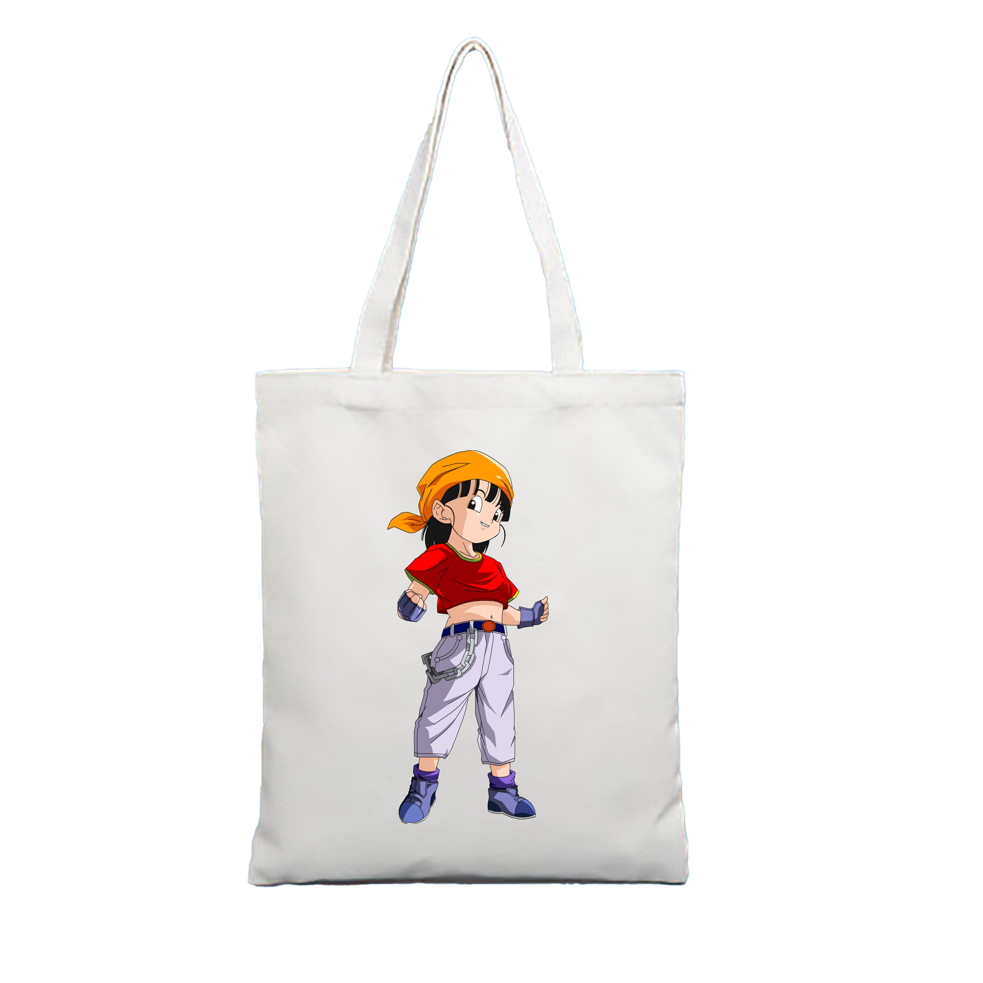 （画像用） ドラゴンボール パン DRAGON BALL Pan 縦型キャンバス生地手提げバッグ　トートバッグ