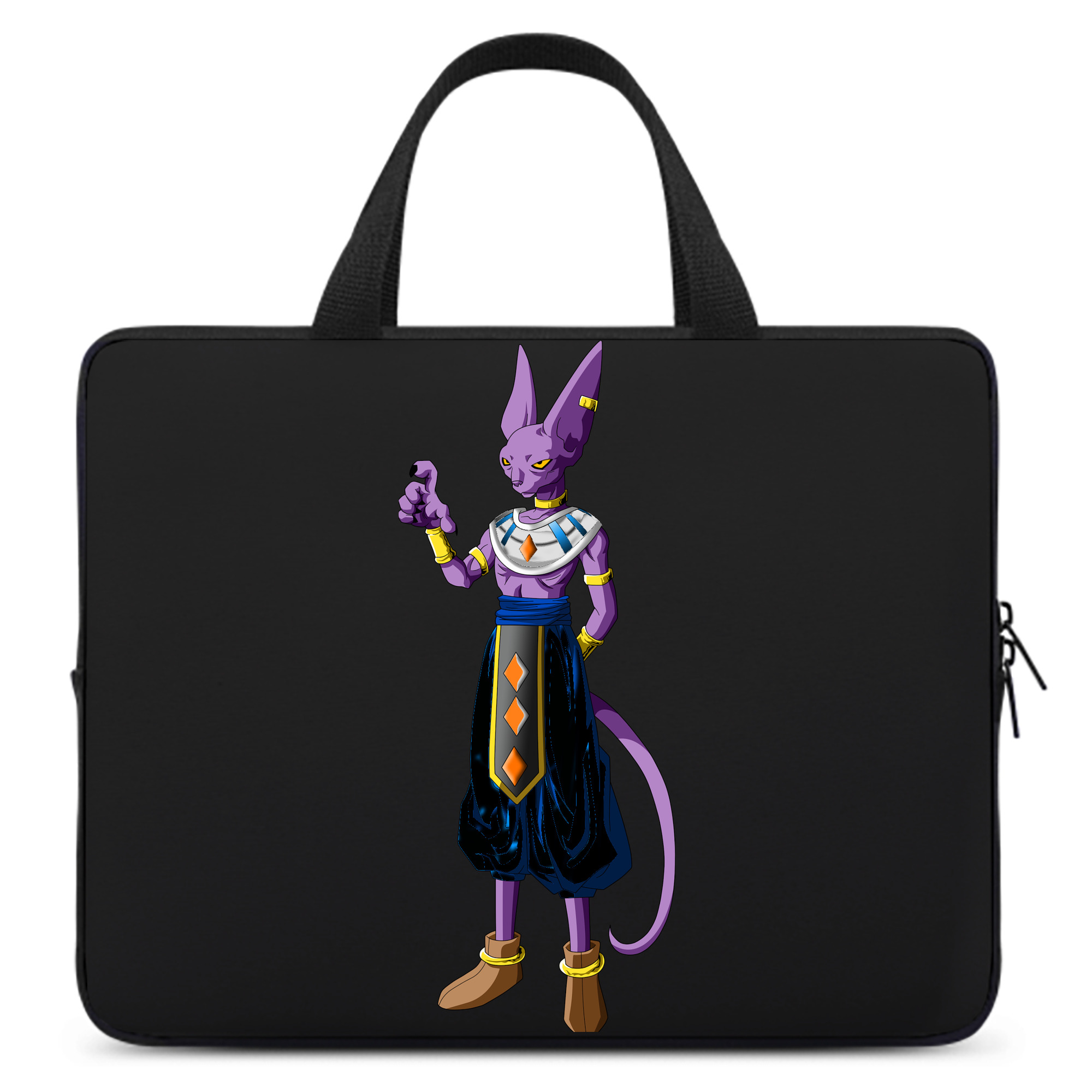 （画像用） ドラゴンボール ビルス 破壊神ビルス DRAGON BALL Beerus Birusu 手提げノートパソコンバッグ