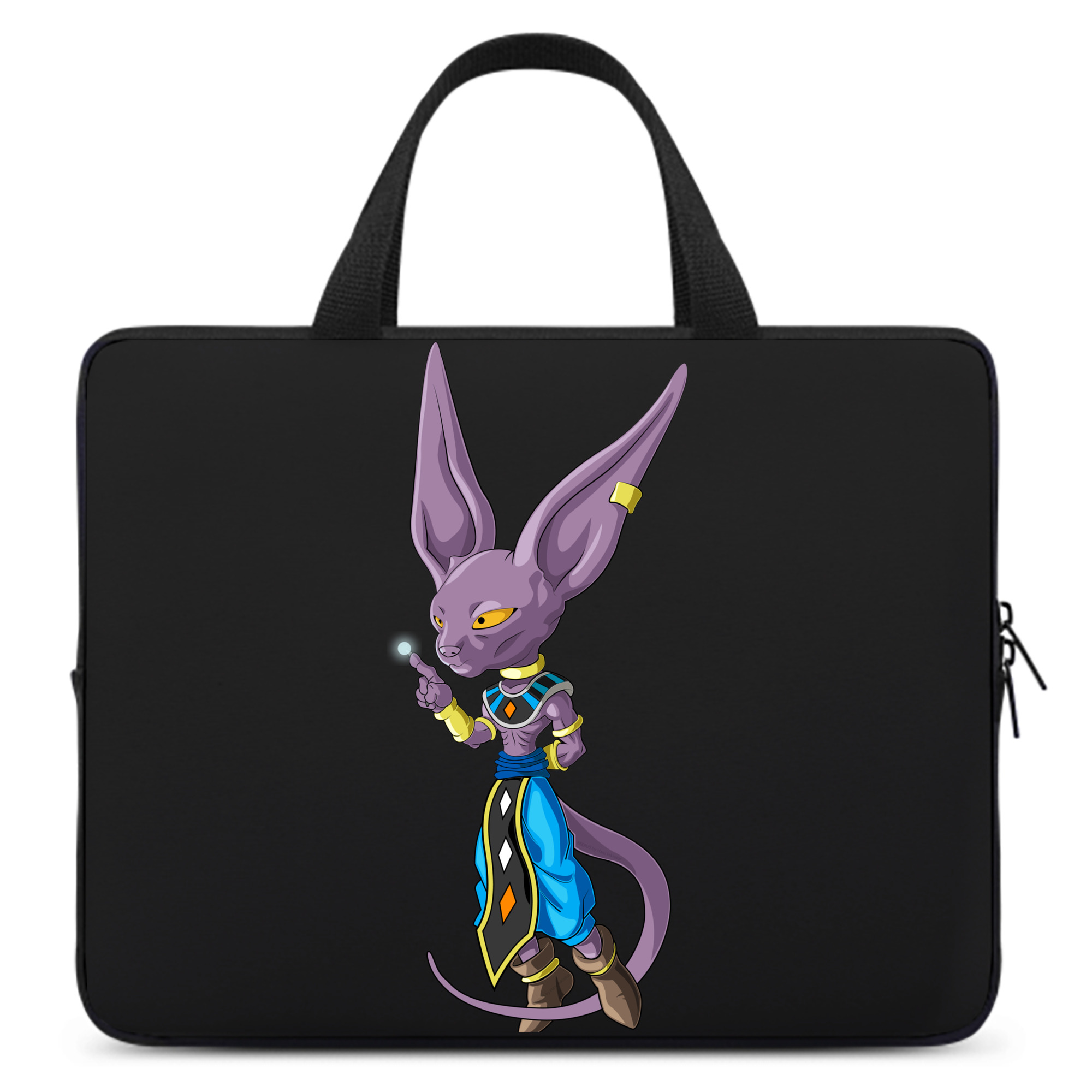 （画像用） ドラゴンボール ビルス 破壊神ビルス DRAGON BALL Beerus Birusu 手提げノートパソコンバッグ