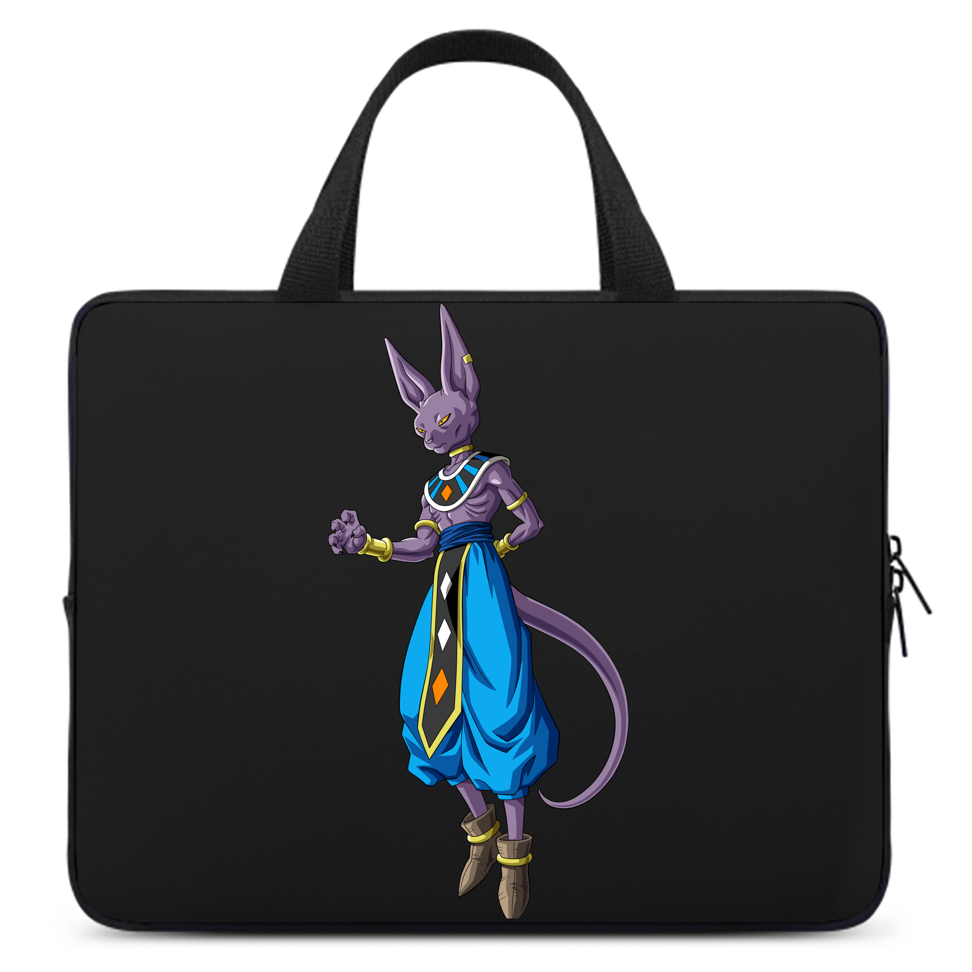 （画像用） ドラゴンボール ビルス 破壊神ビルス DRAGON BALL Beerus Birusu 手提げノートパソコンバッグ