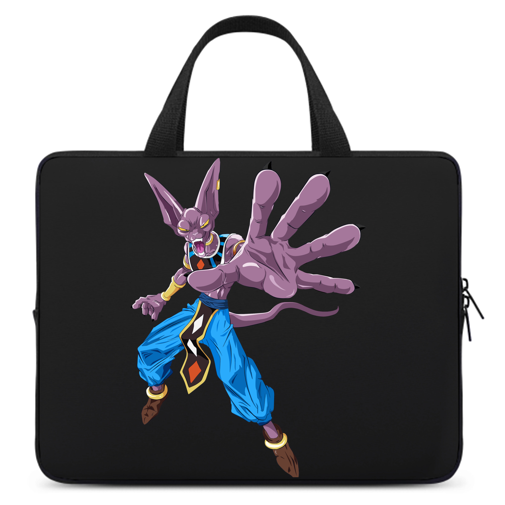 （画像用） ドラゴンボール ビルス 破壊神ビルス DRAGON BALL Beerus Birusu 手提げノートパソコンバッグ