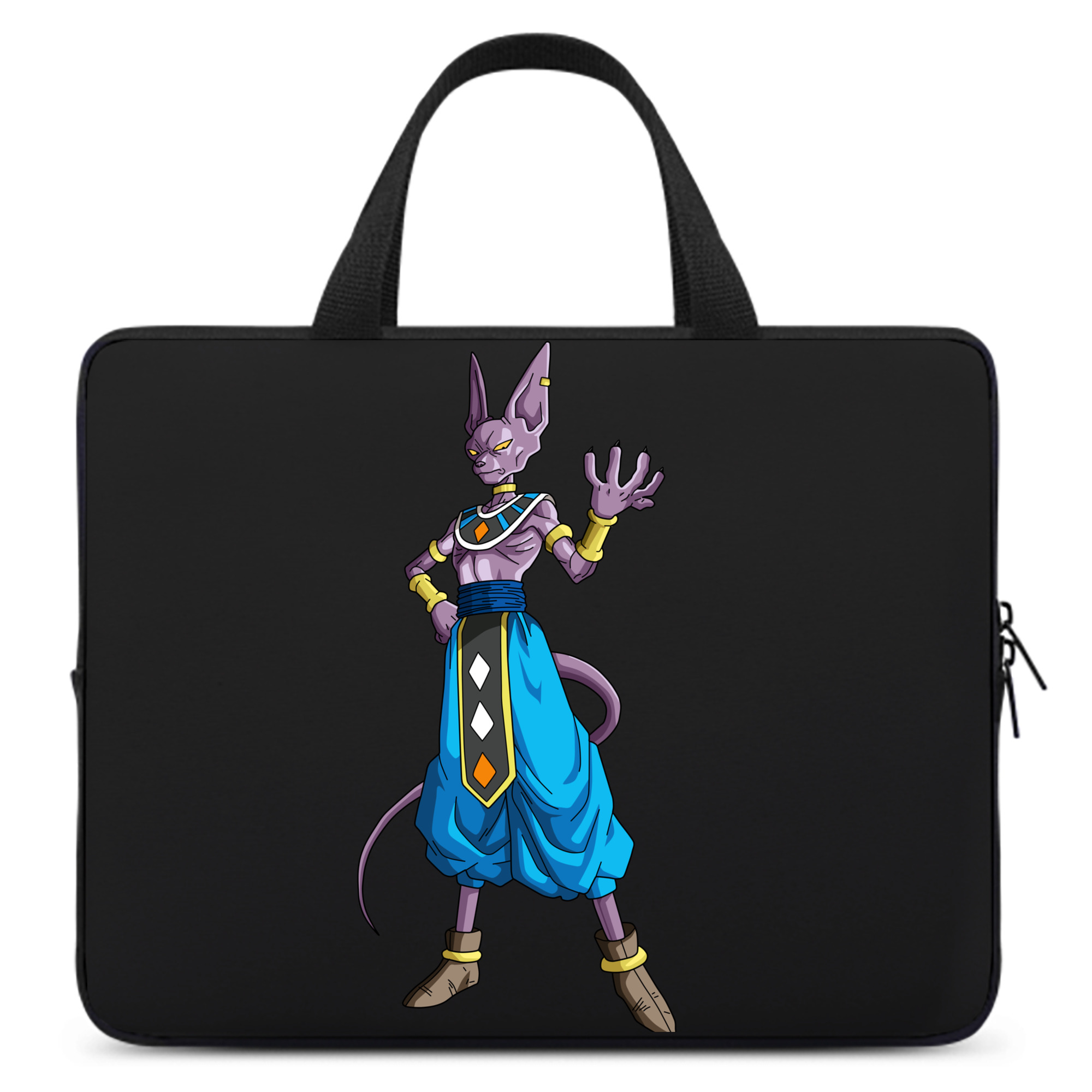 （画像用） ドラゴンボール ビルス 破壊神ビルス DRAGON BALL Beerus Birusu 手提げノートパソコンバッグ