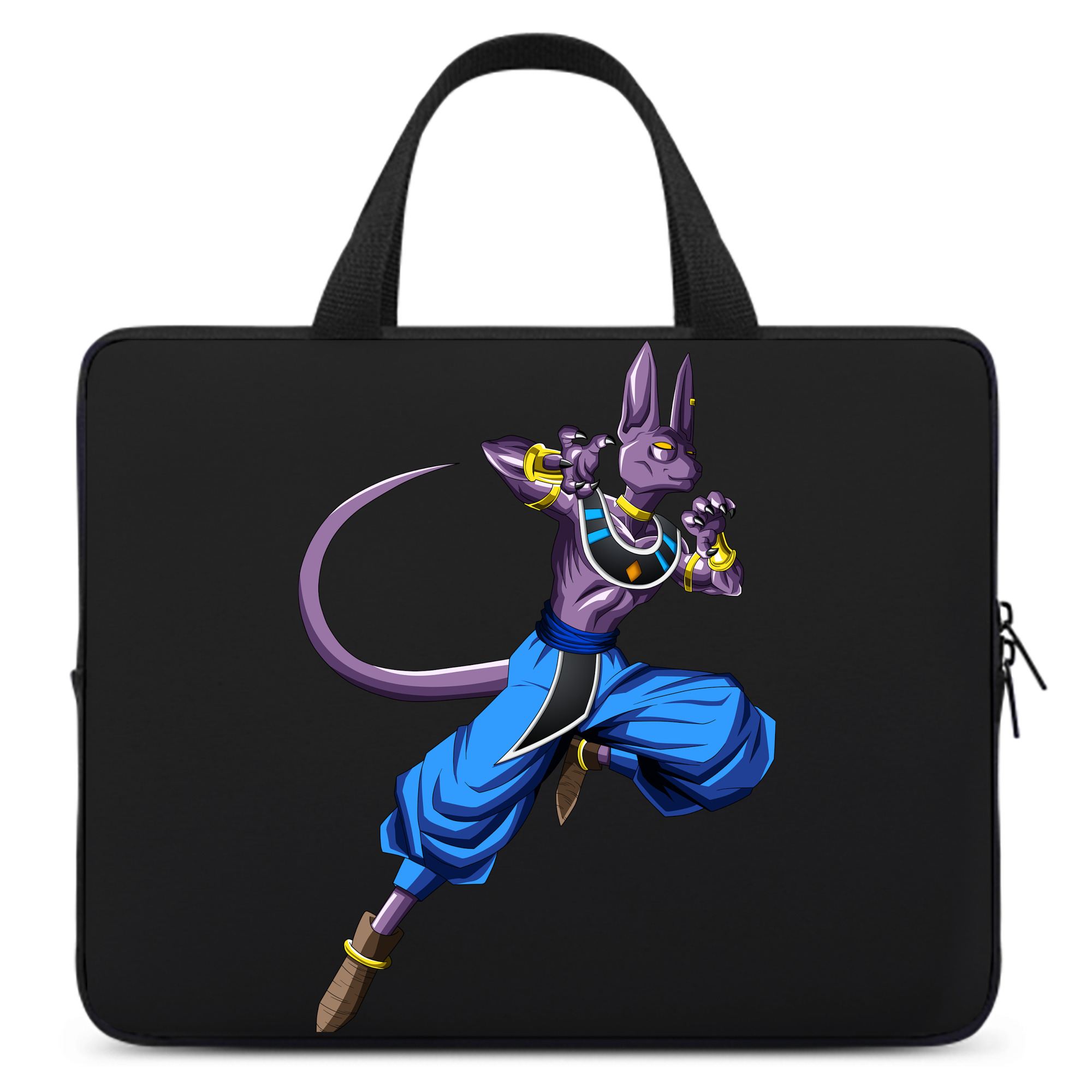 （画像用） ドラゴンボール ビルス 破壊神ビルス DRAGON BALL Beerus Birusu 手提げノートパソコンバッグ