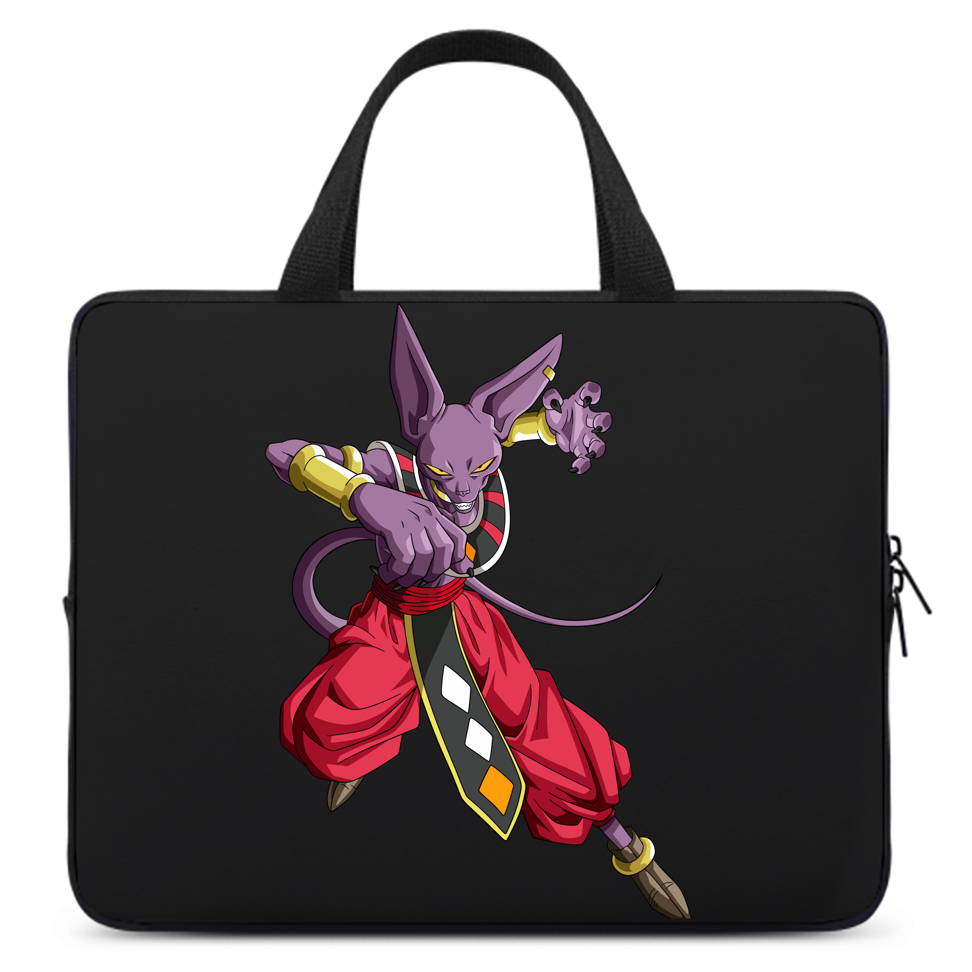 （画像用） ドラゴンボール ビルス 破壊神ビルス DRAGON BALL Beerus Birusu 手提げノートパソコンバッグ