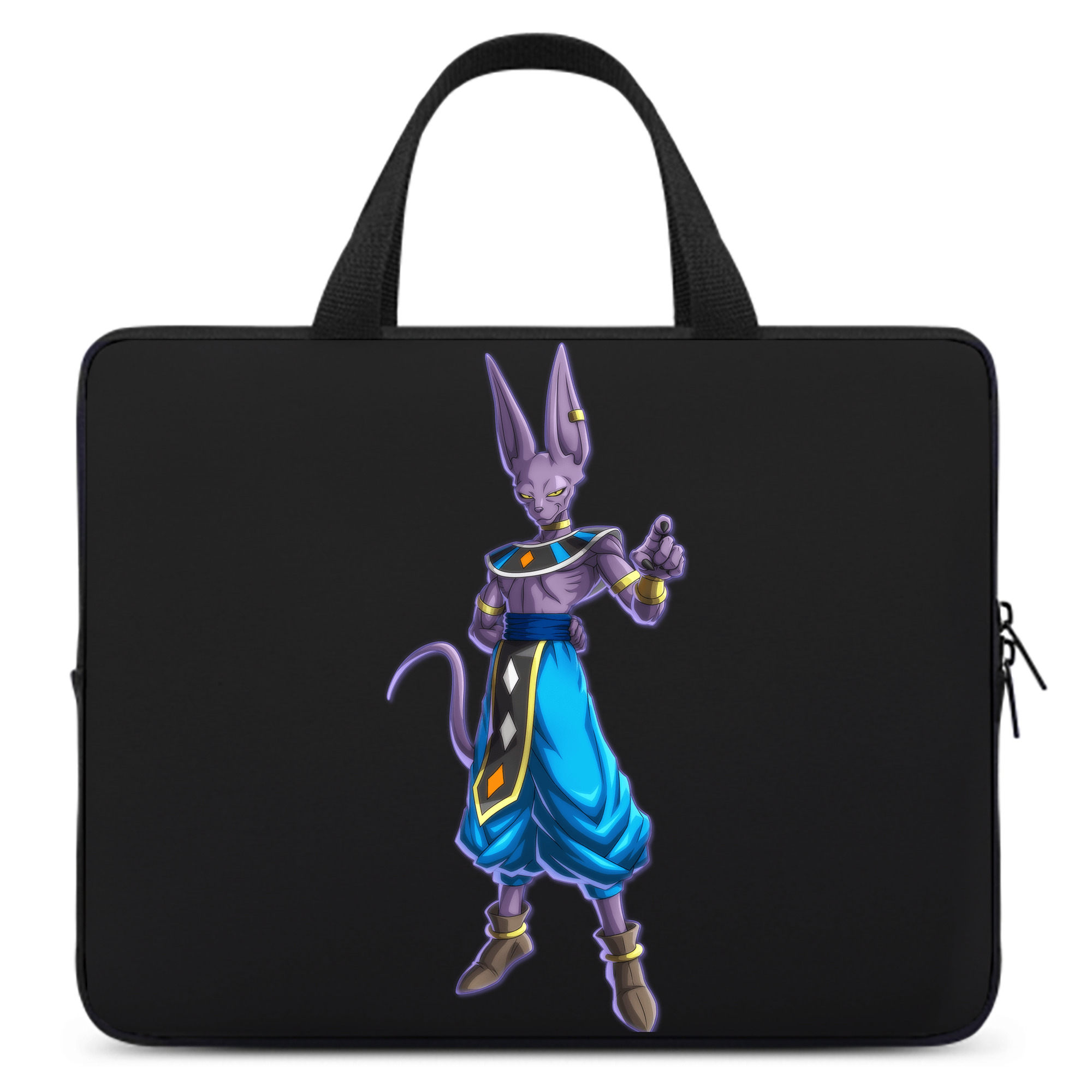 （画像用） ドラゴンボール ビルス 破壊神ビルス DRAGON BALL Beerus Birusu 手提げノートパソコンバッグ
